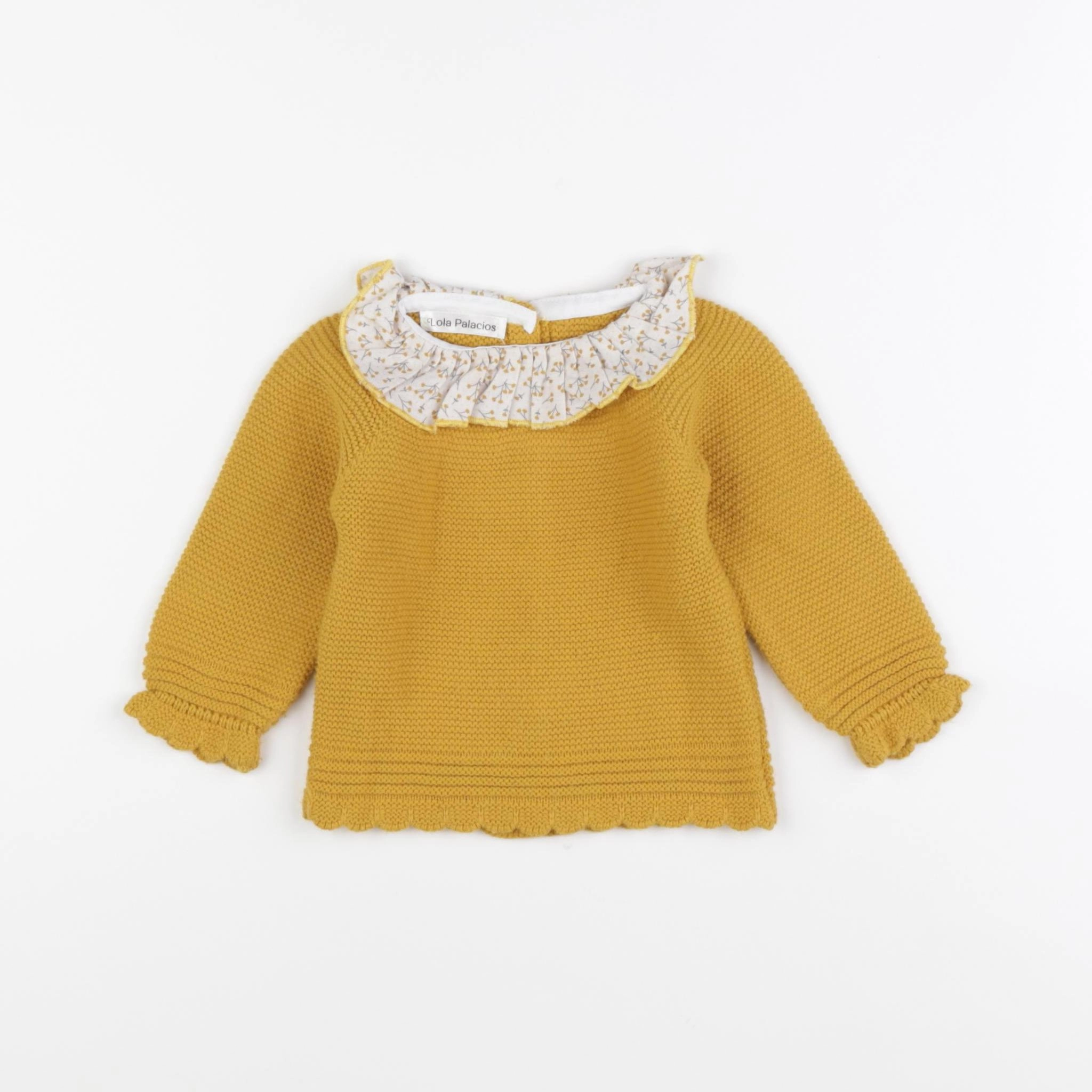 Lola Palacios - pull jaune - 12 mois