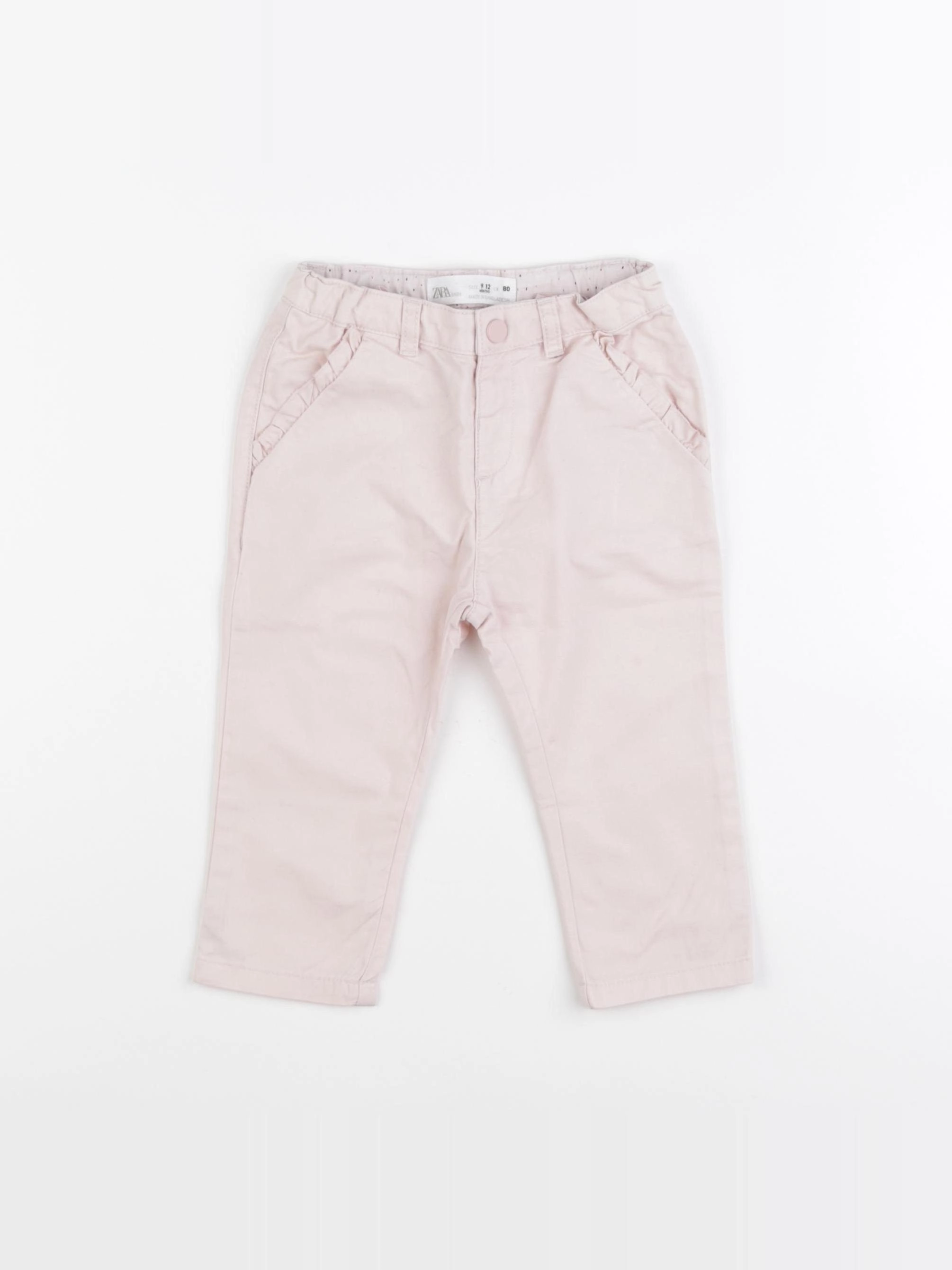Zara - pantalon rose - 9/12 mois