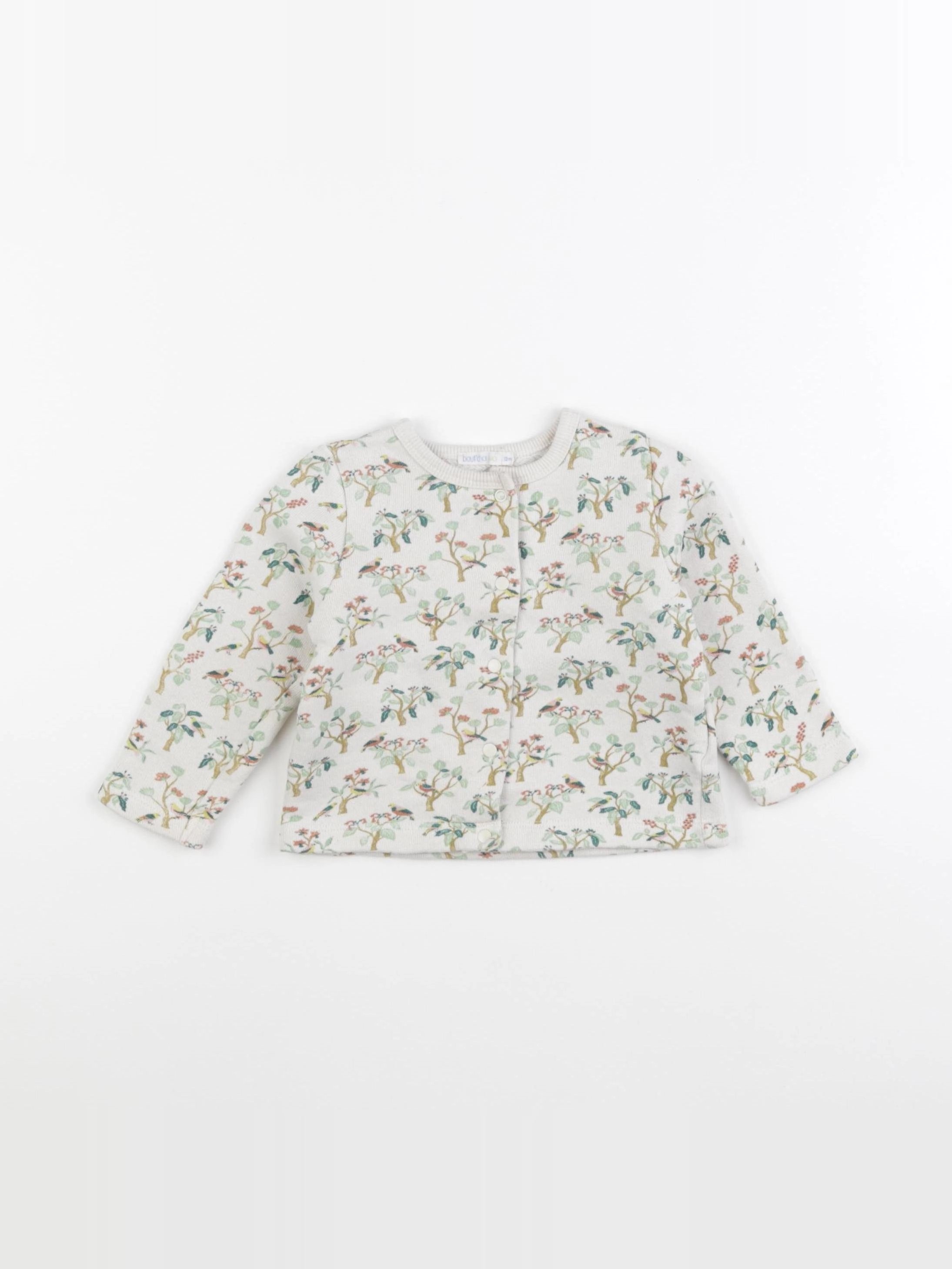 Boutchou - sweat multicolore - 12 mois