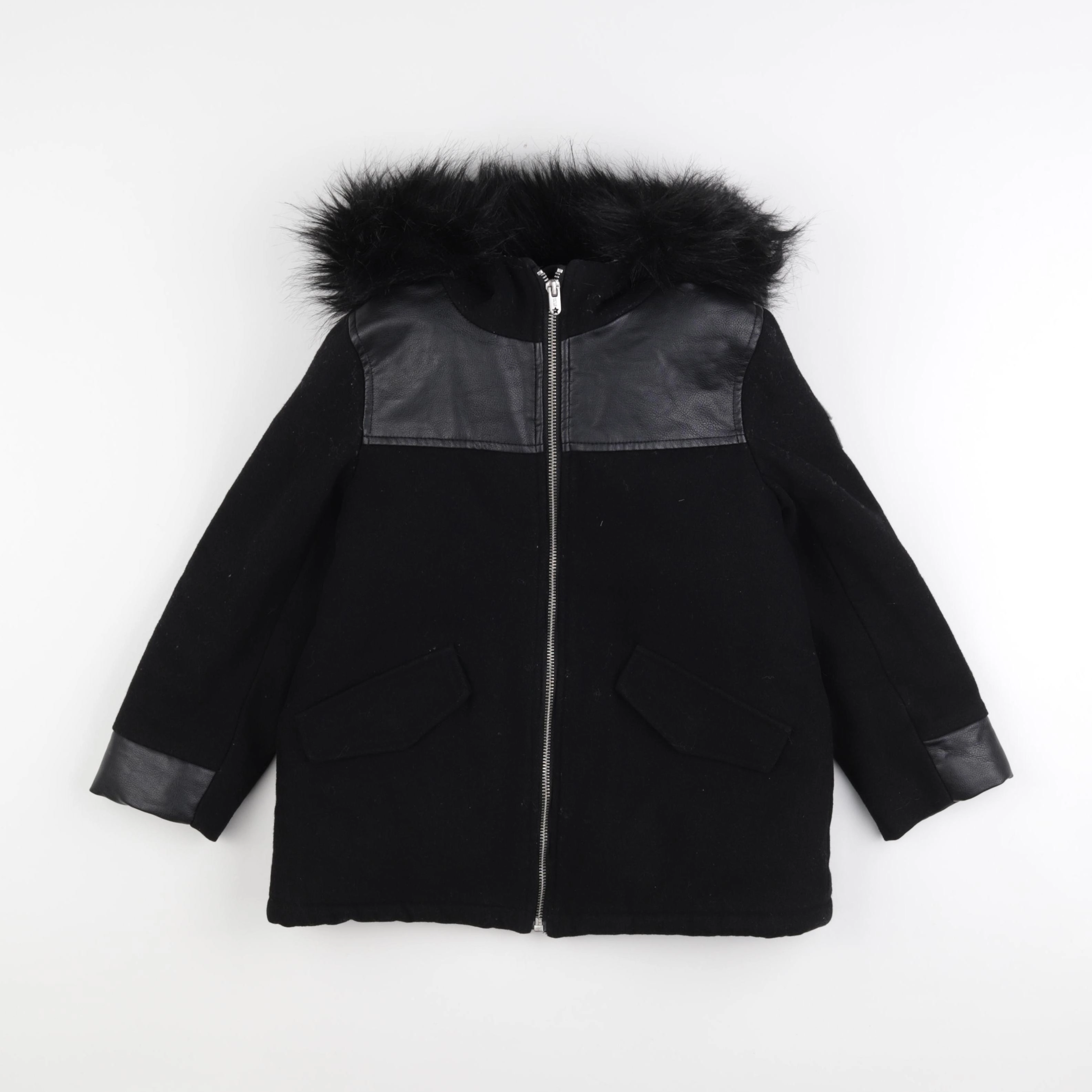 IKKS - manteau noir - 8 ans