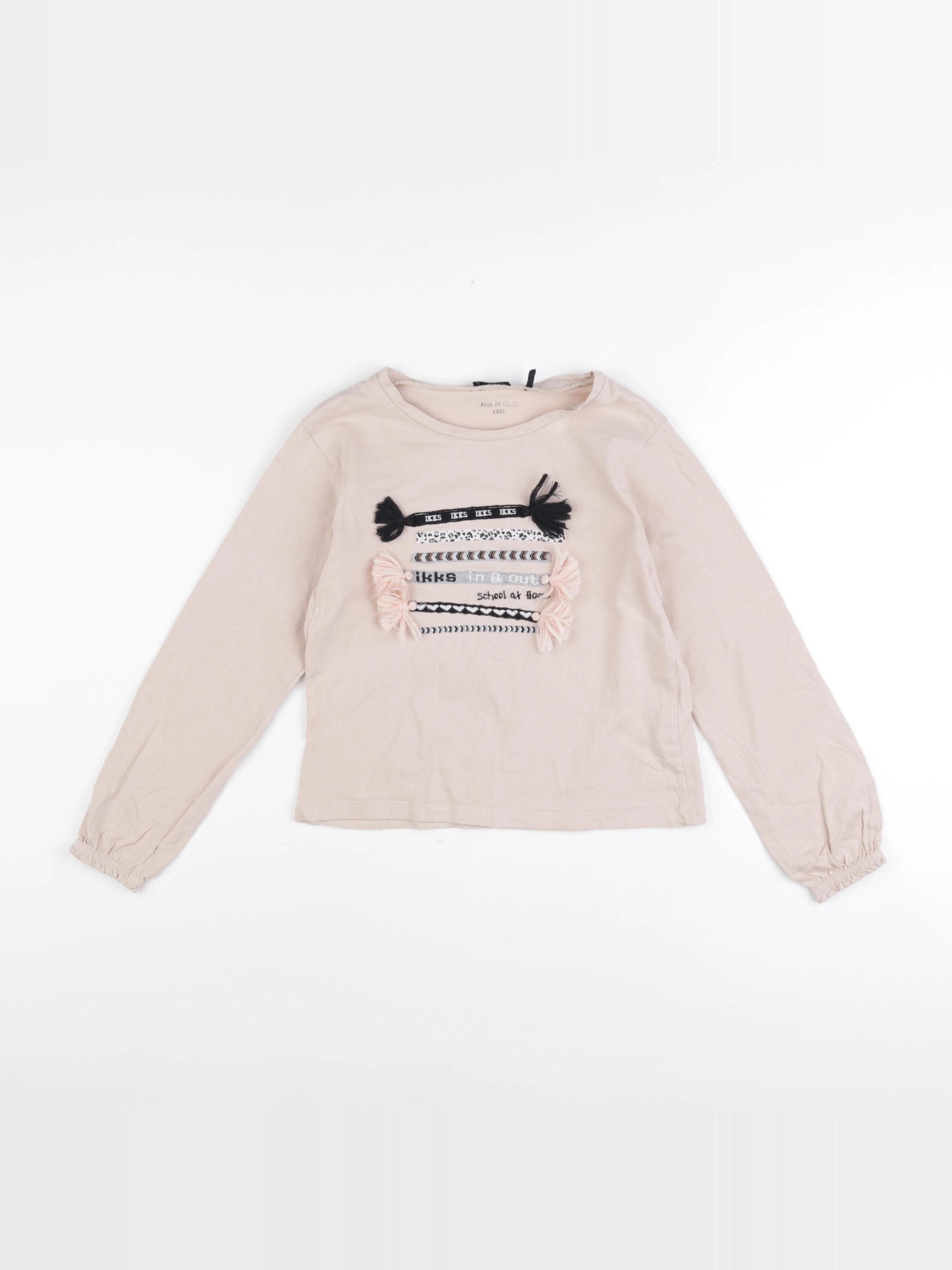 IKKS - tee-shirt rose - 8 ans