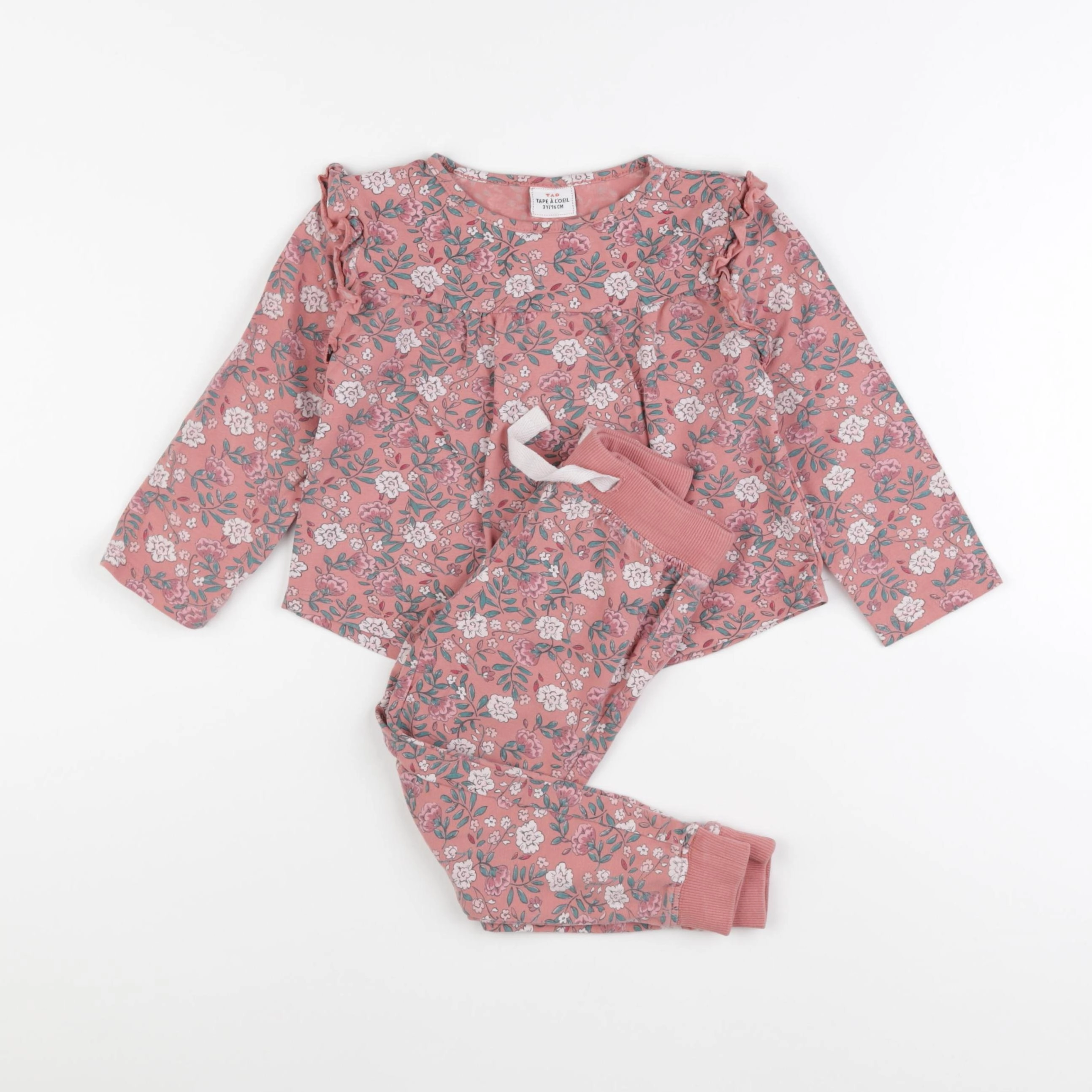 Tape à l'oeil - pyjama coton rose - 3 ans