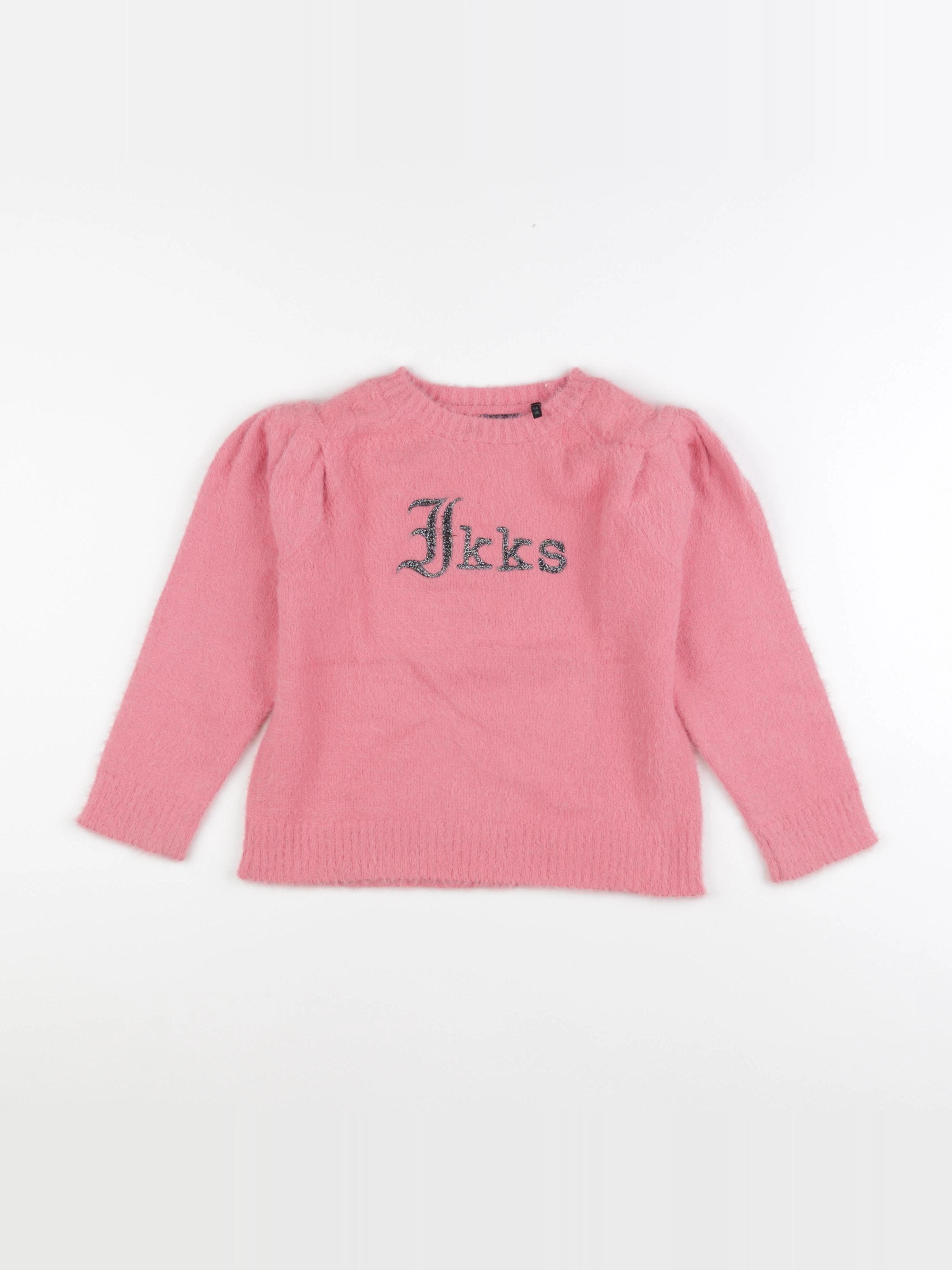 IKKS - pull rose - 6 ans