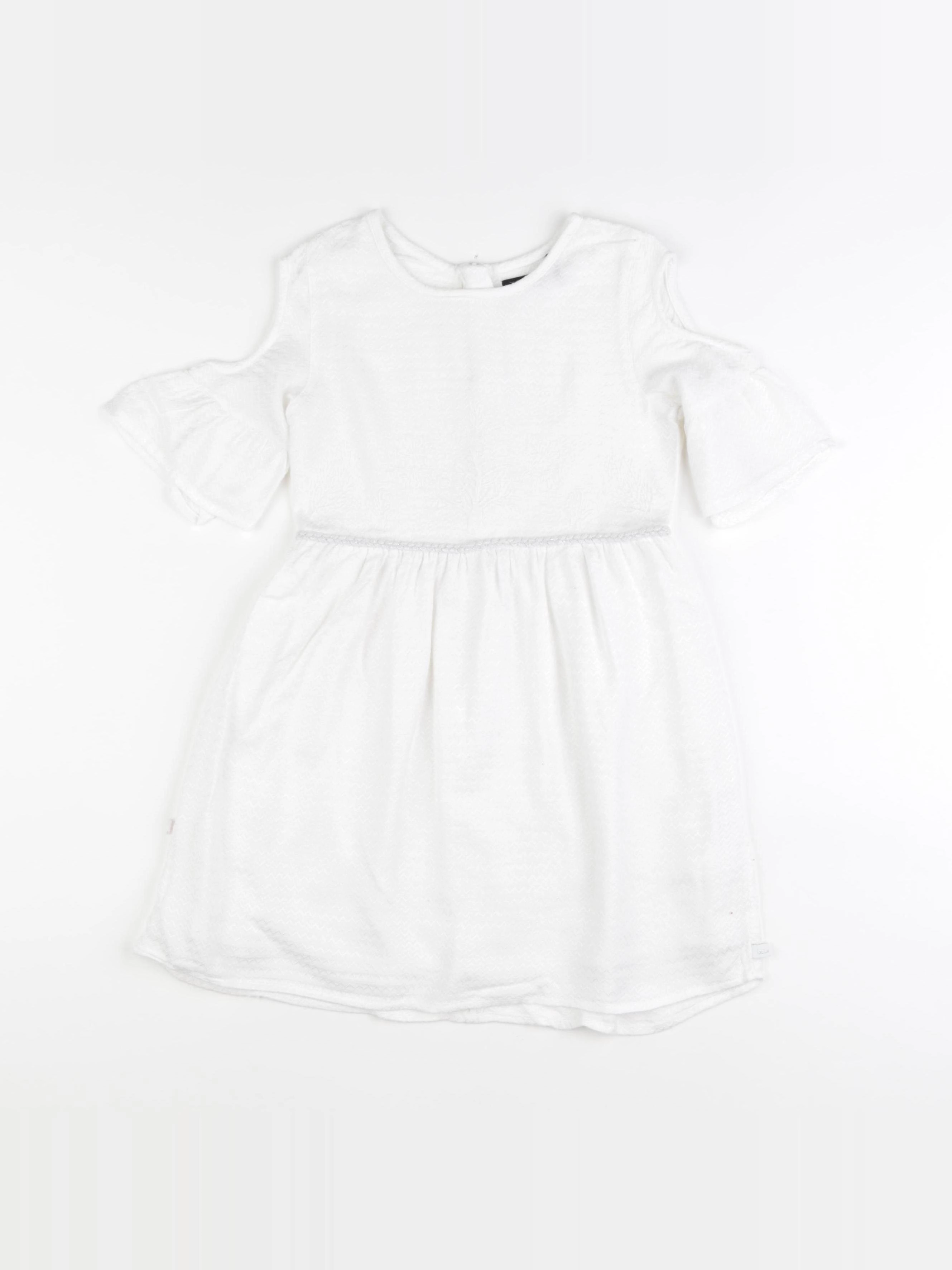 IKKS - robe blanc - 5 ans