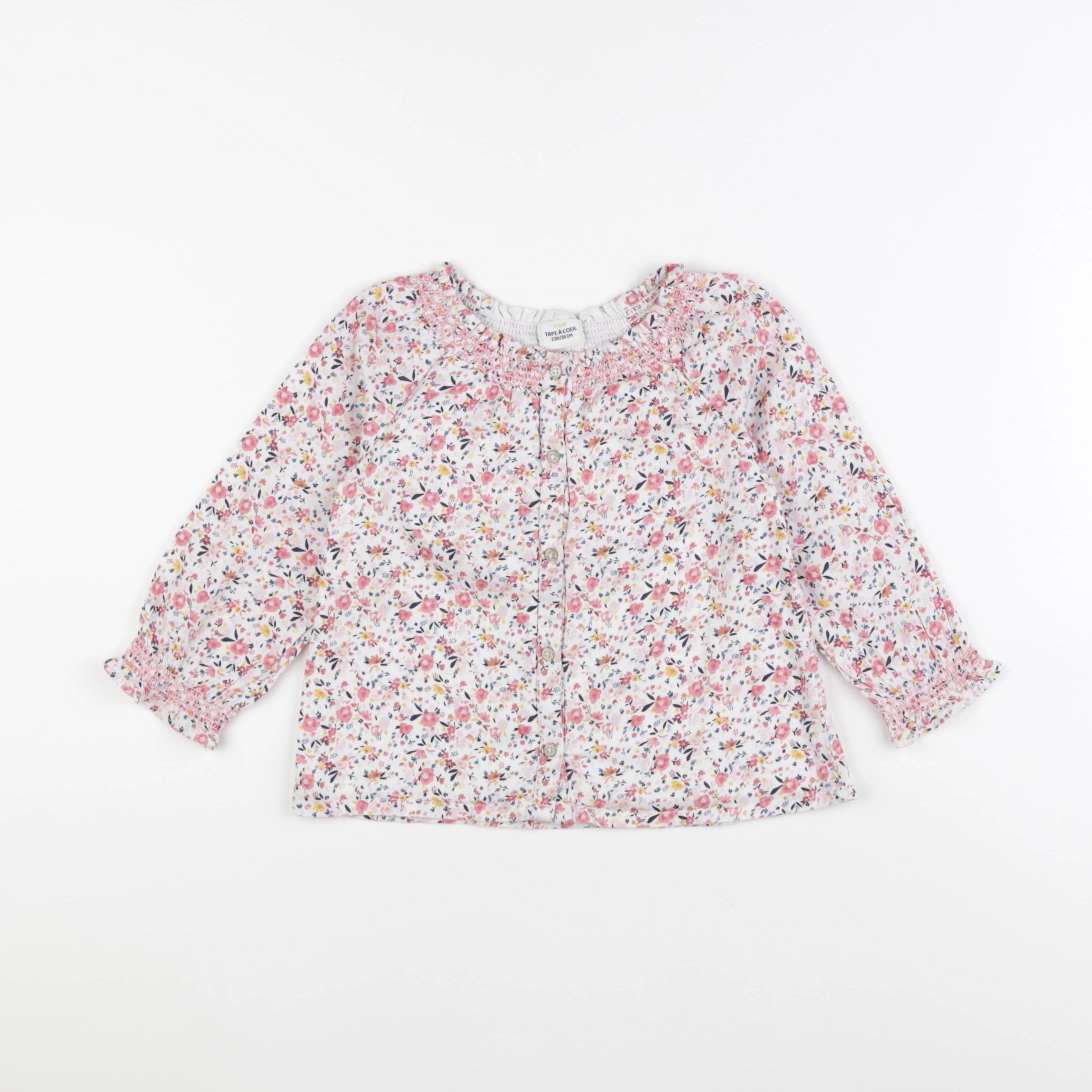 Tape à l'oeil - blouse rose - 24 mois