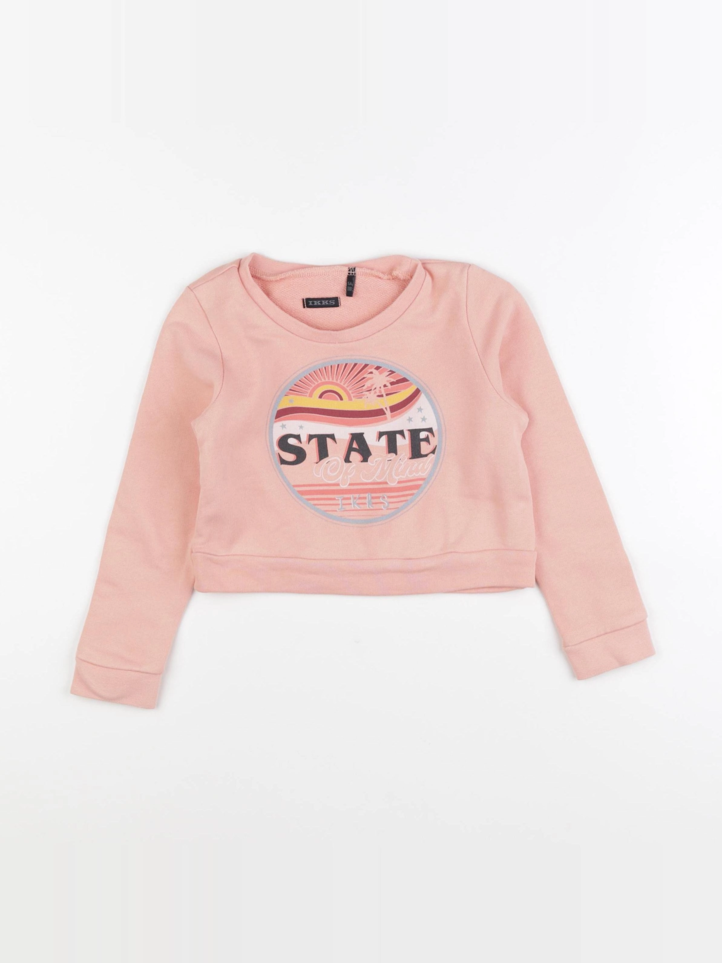 IKKS - sweat rose - 5 ans