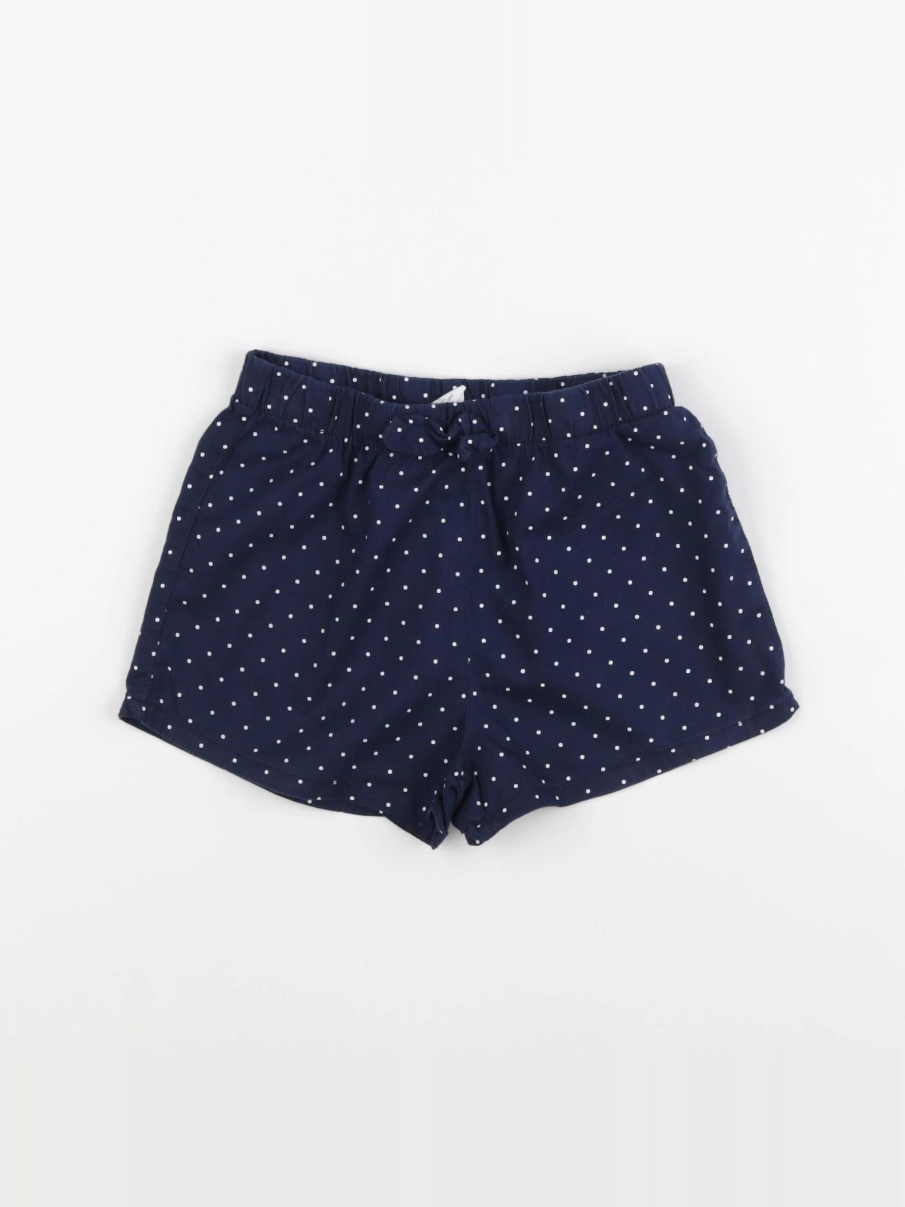 H&M - short bleu - 12/18 mois