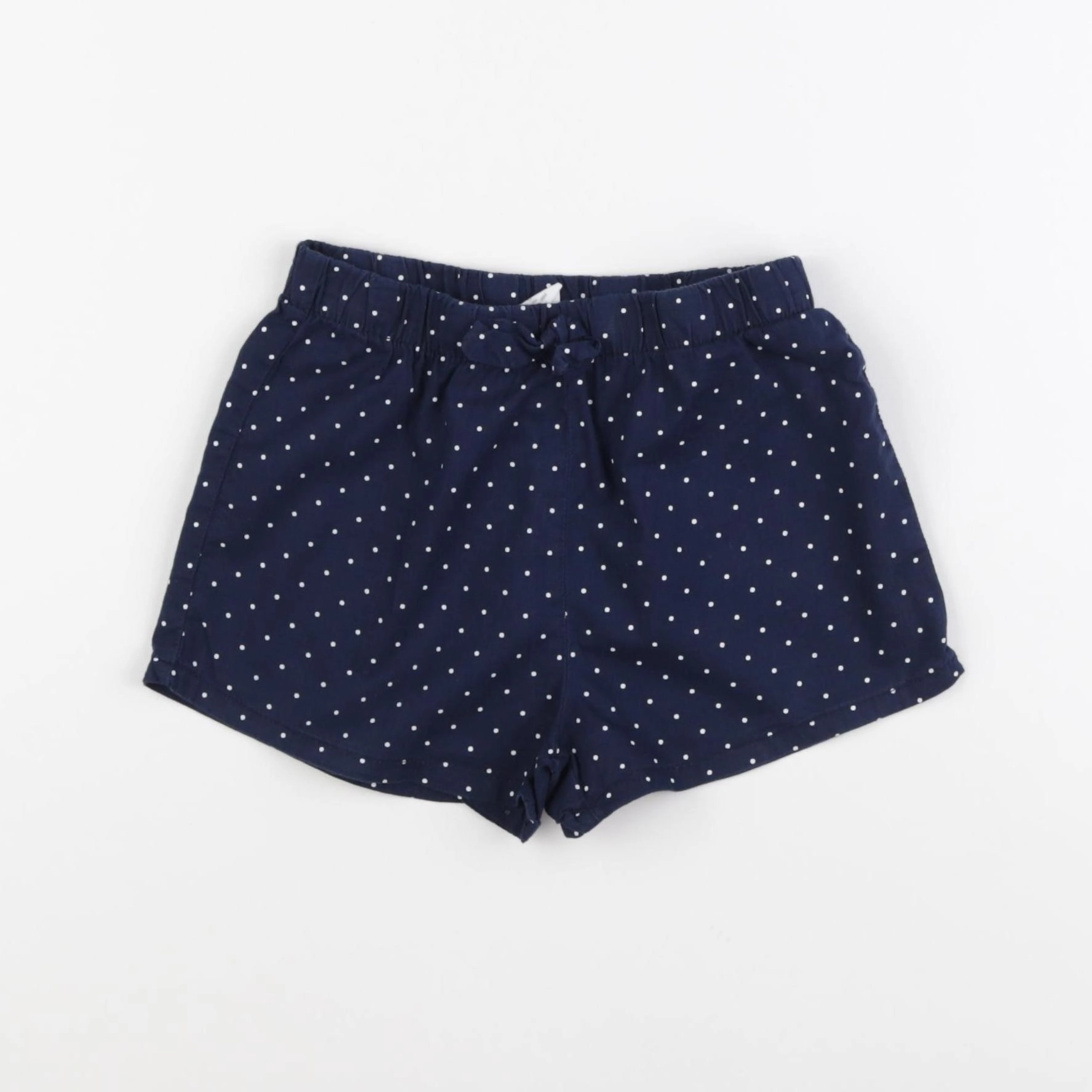 H&M - short bleu - 12/18 mois