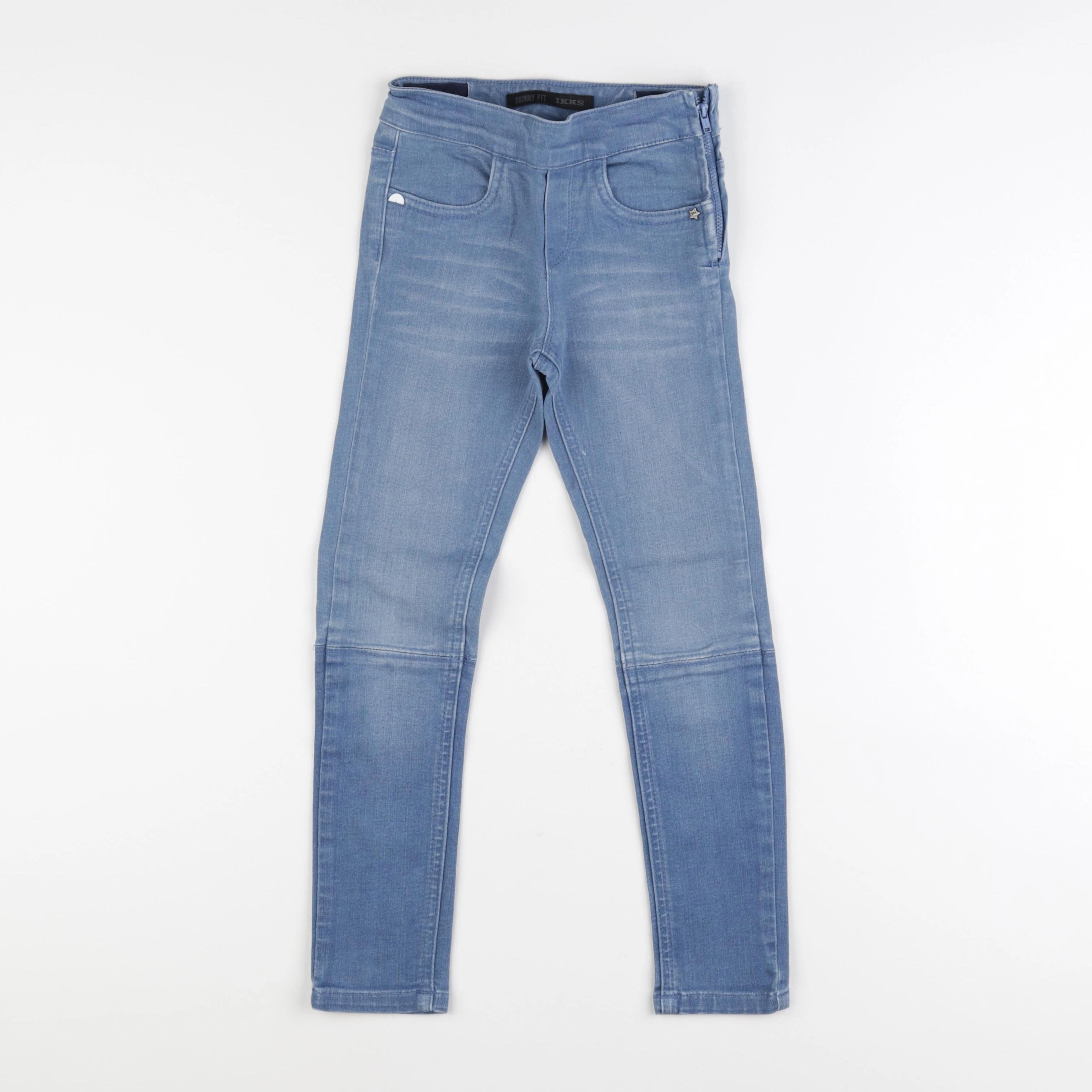 IKKS - pantalon bleu - 7 ans
