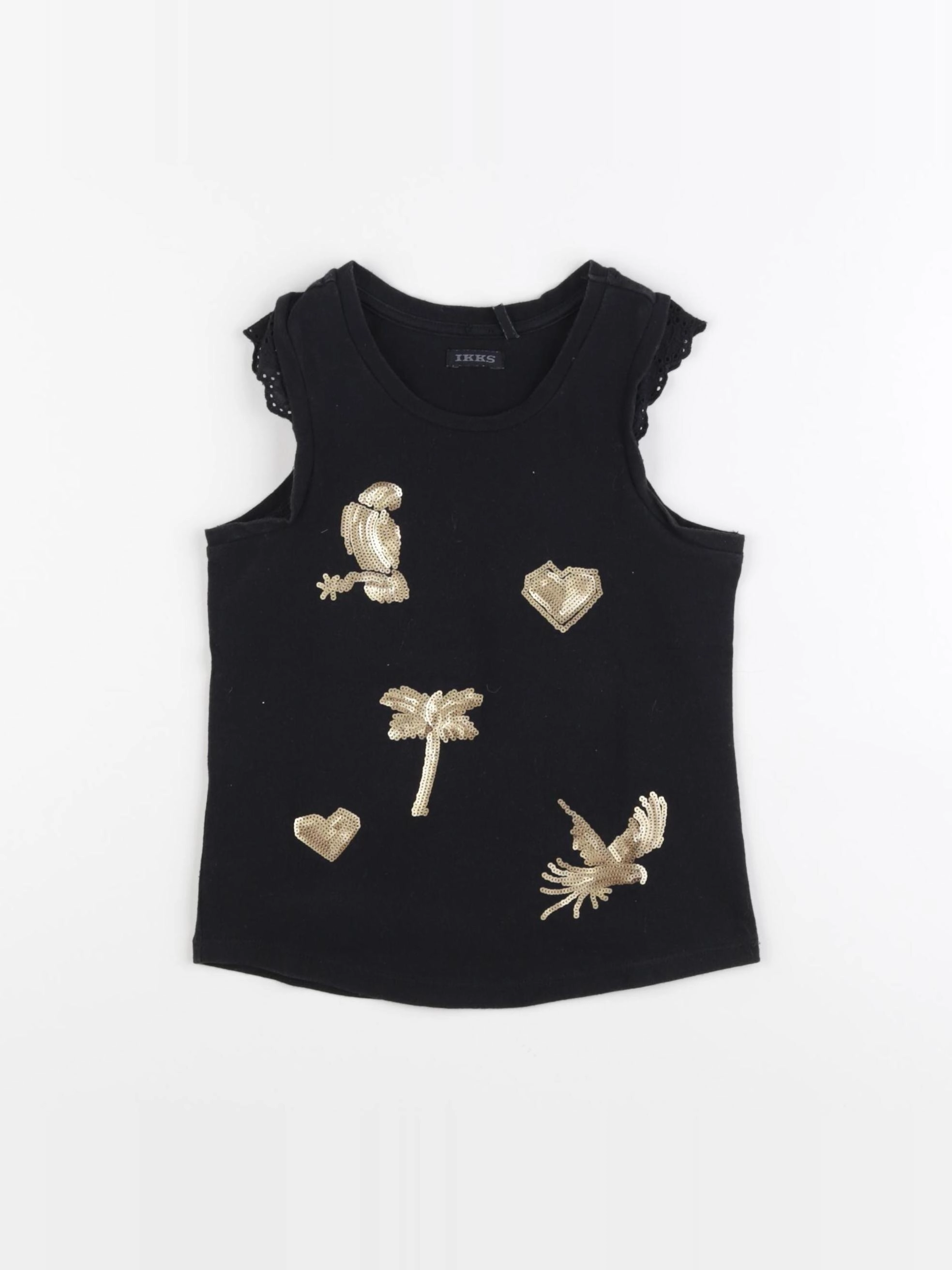 IKKS - tee-shirt noir - 6 ans
