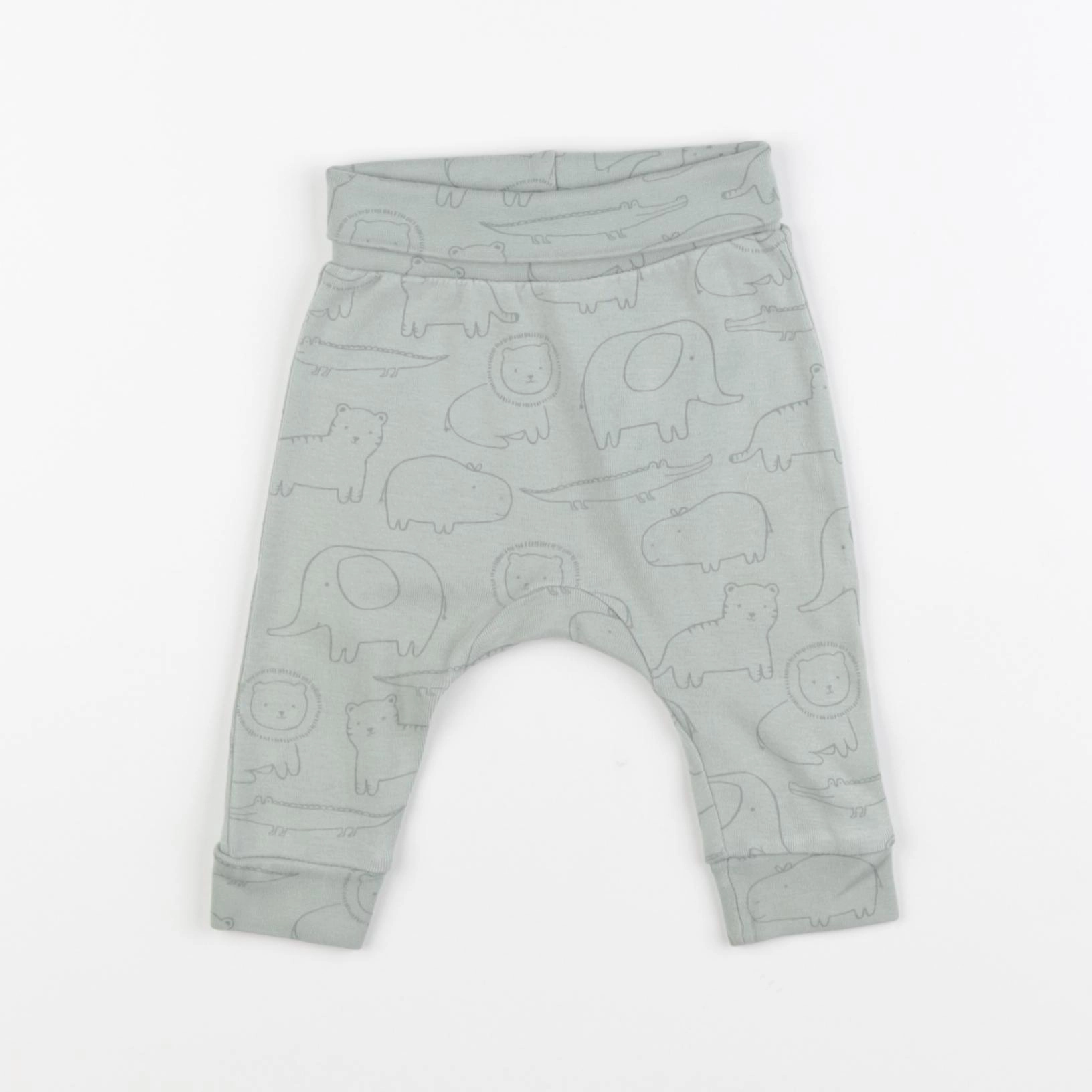 H&M - sarouel vert - 3 mois