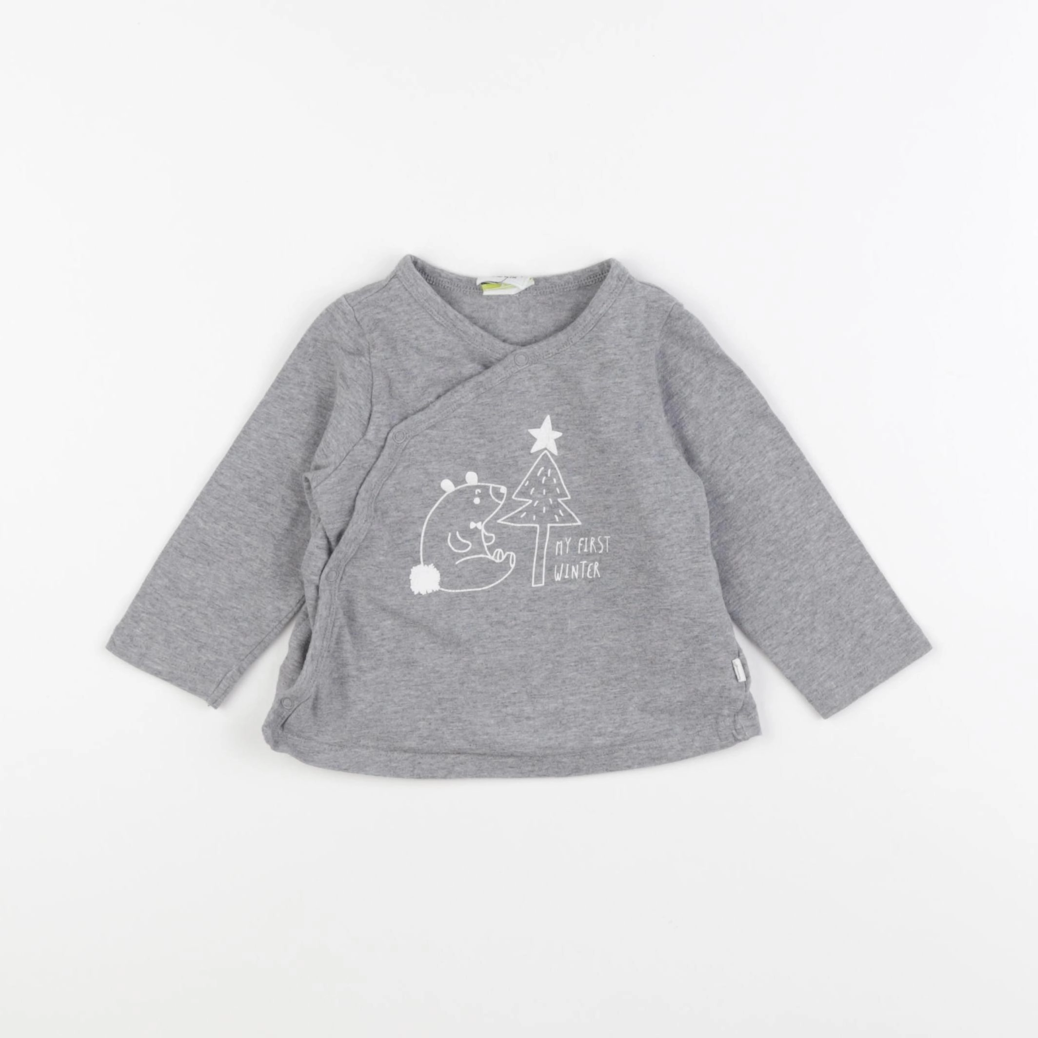 Tape à l'oeil - tee-shirt gris - 12 mois