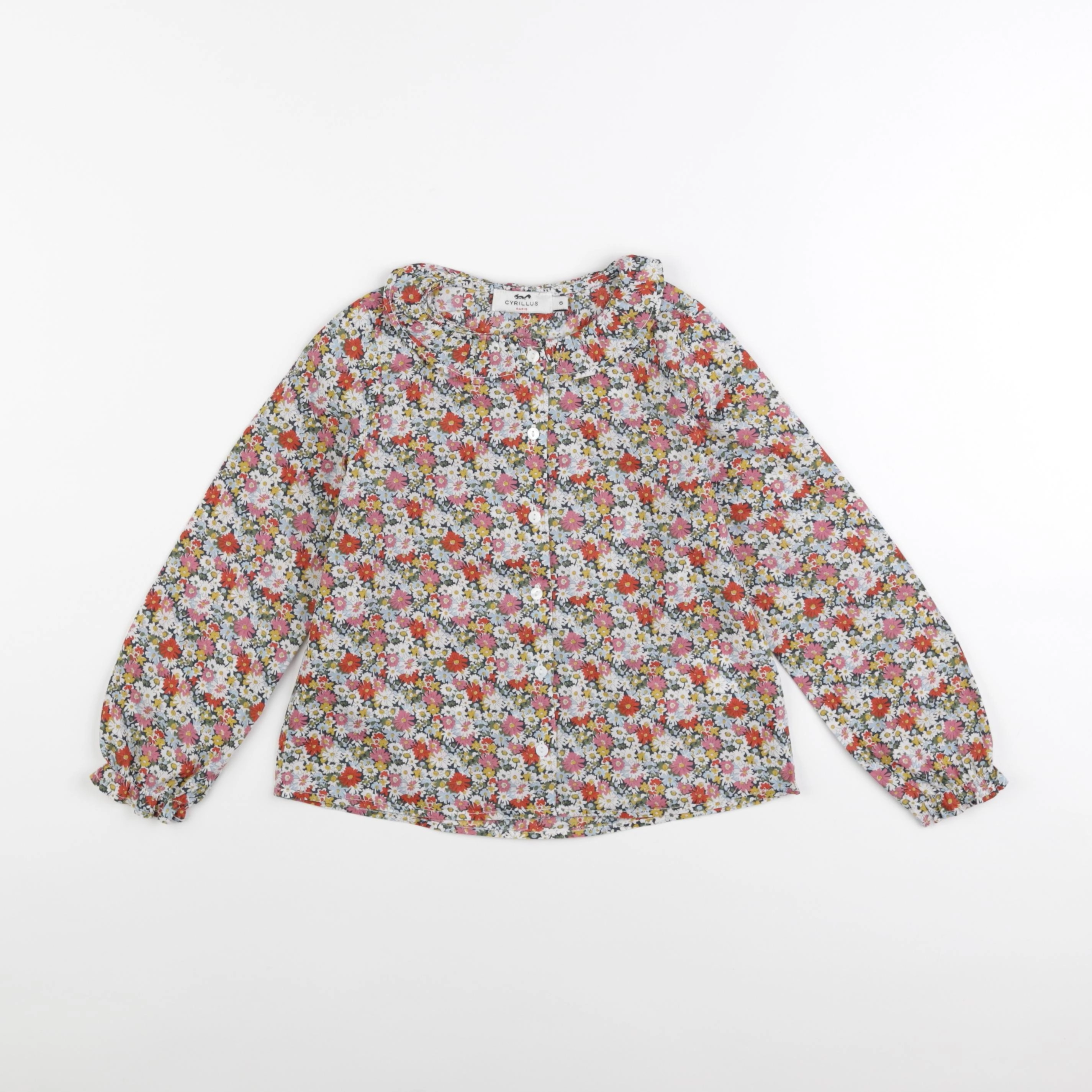 Cyrillus - blouse multicolore - 6 ans
