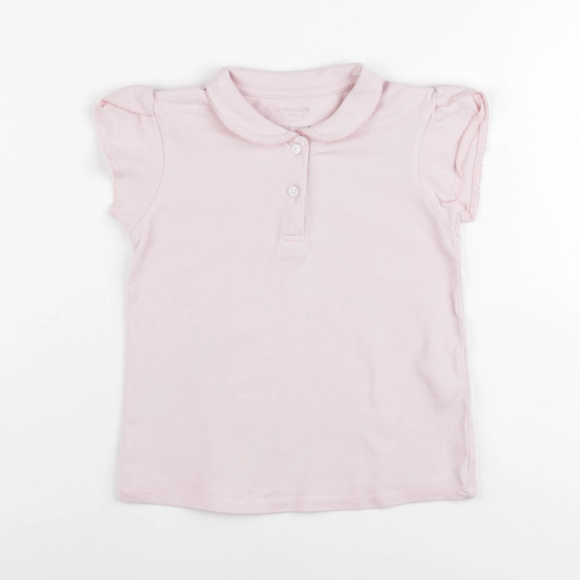 Cyrillus - polo rose - 6 ans