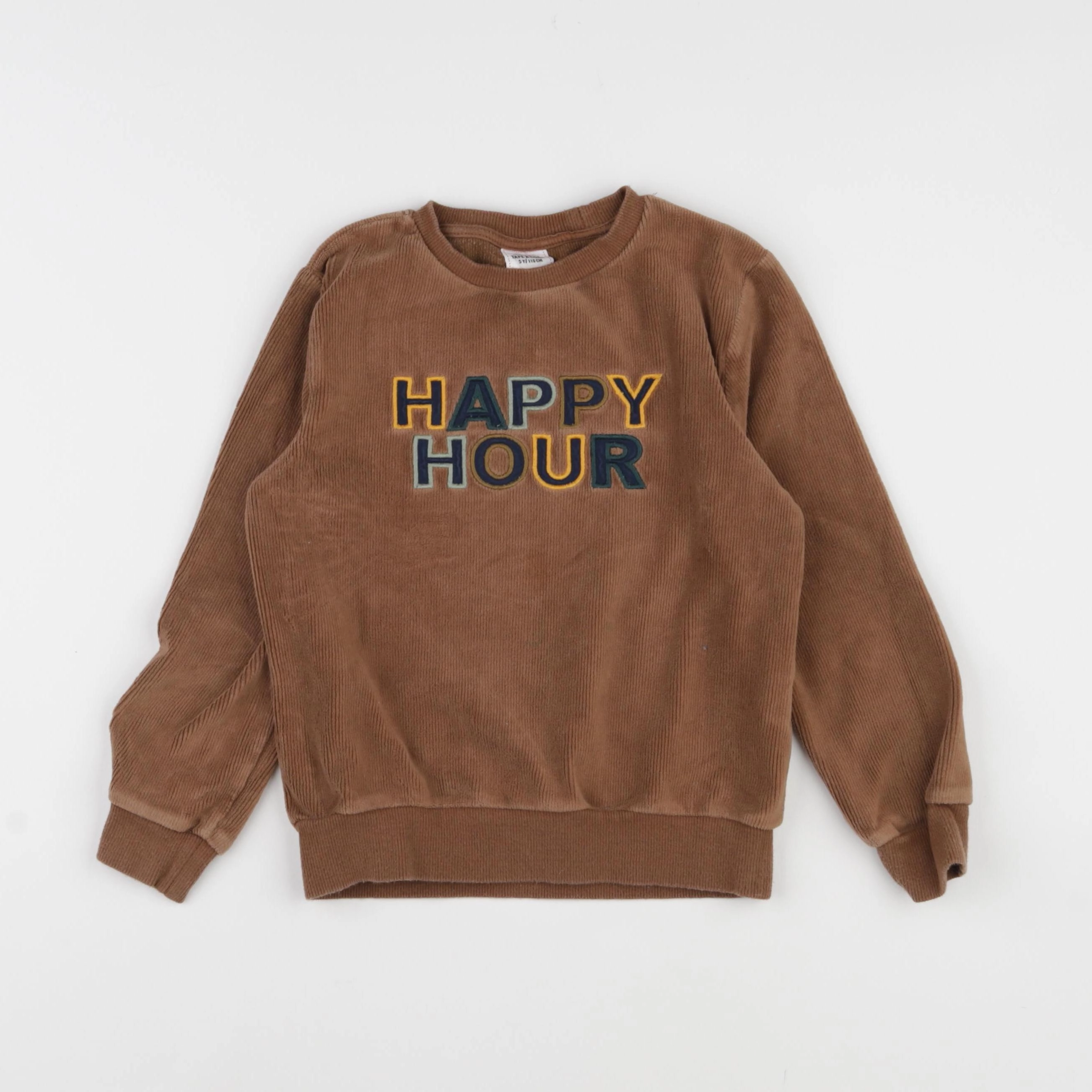 Tape à l'oeil - sweat marron - 5 ans