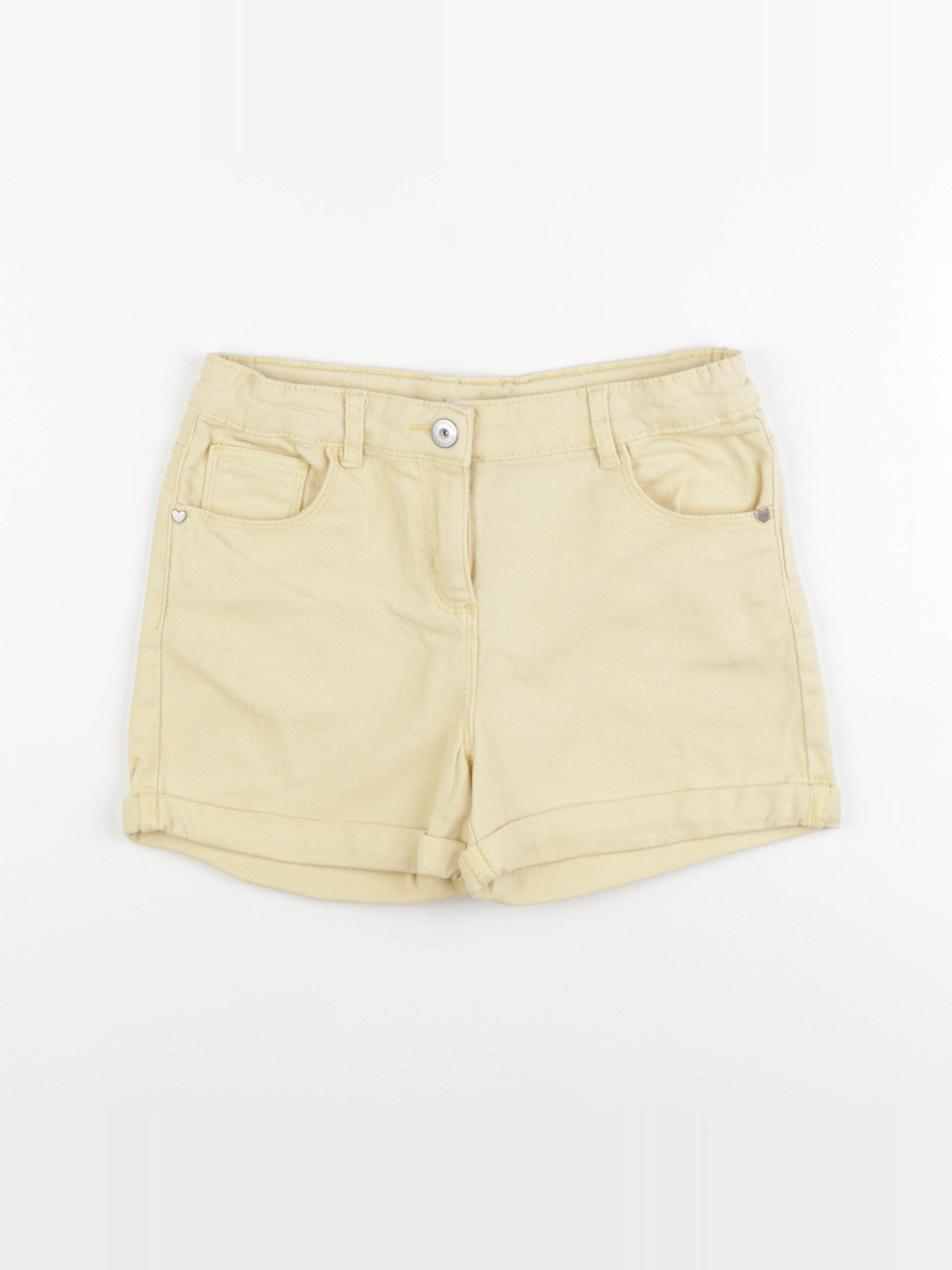 Vertbaudet - short jaune - 10 ans