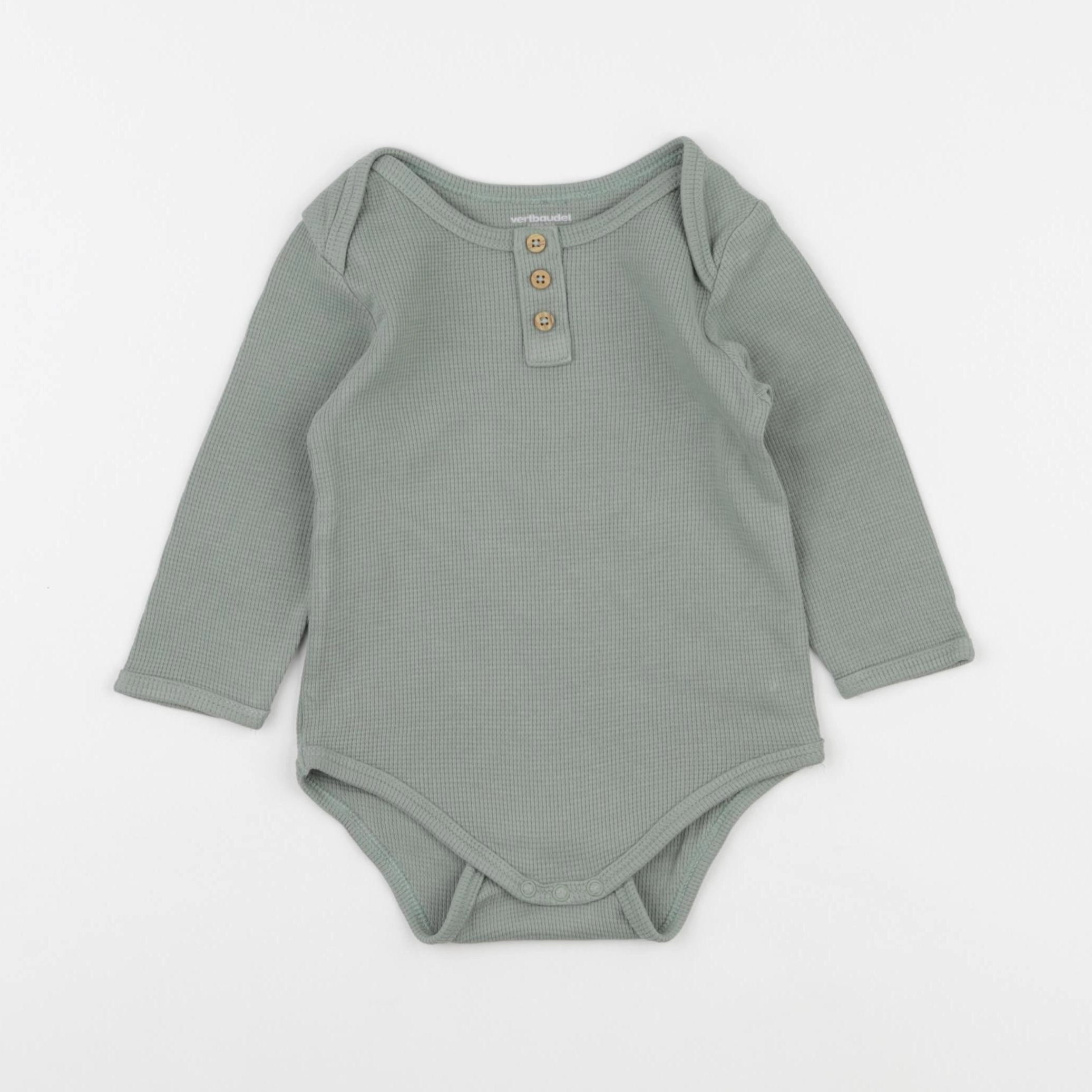 Vertbaudet - body vert - 18 mois