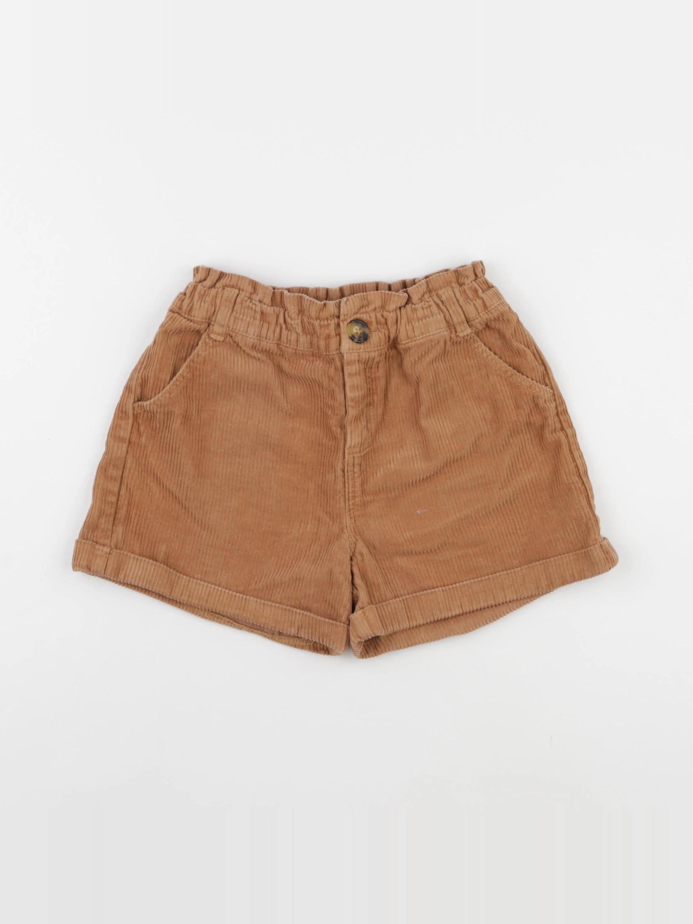 Vertbaudet - short marron - 7 ans
