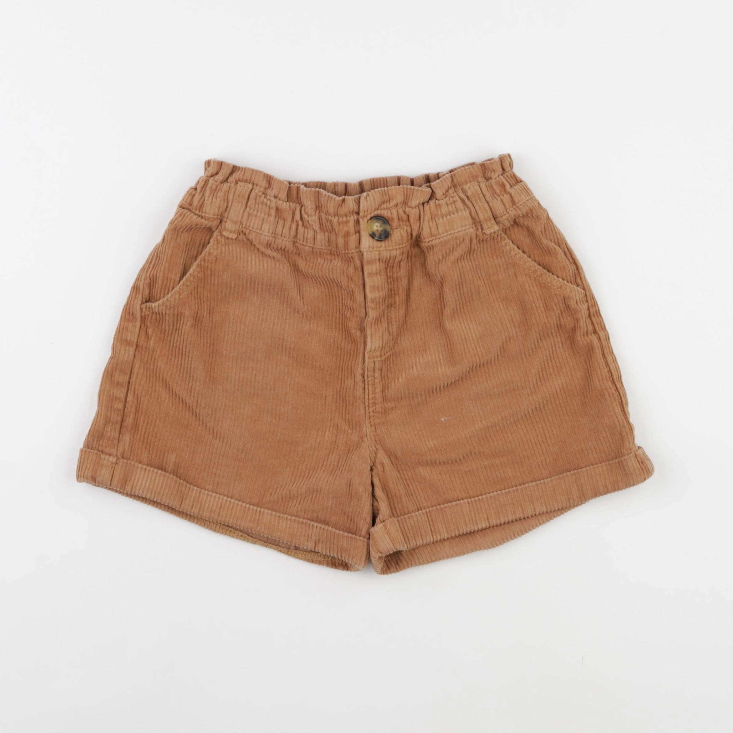 Vertbaudet - short marron - 7 ans