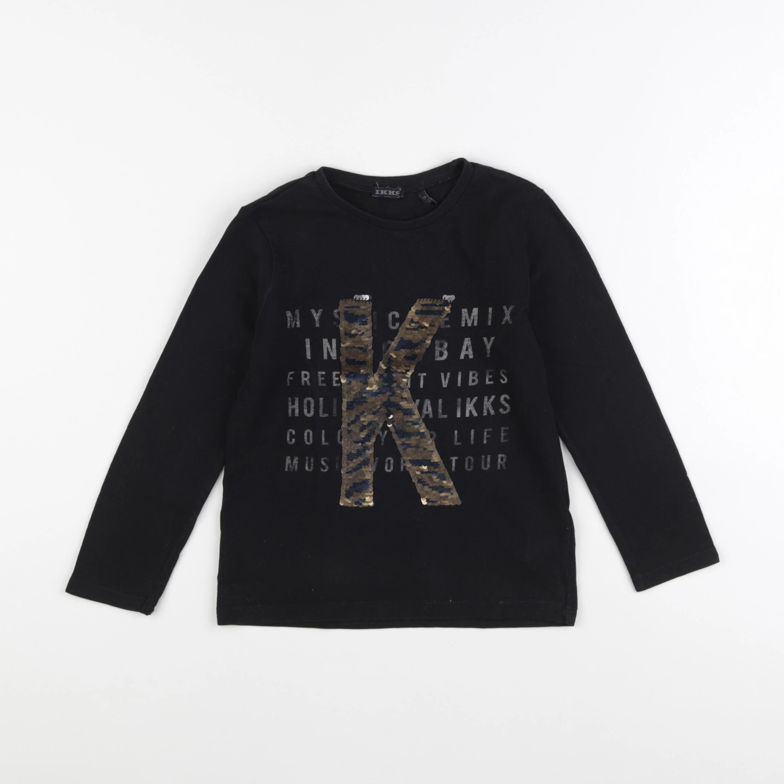 IKKS - tee-shirt noir - 5 ans