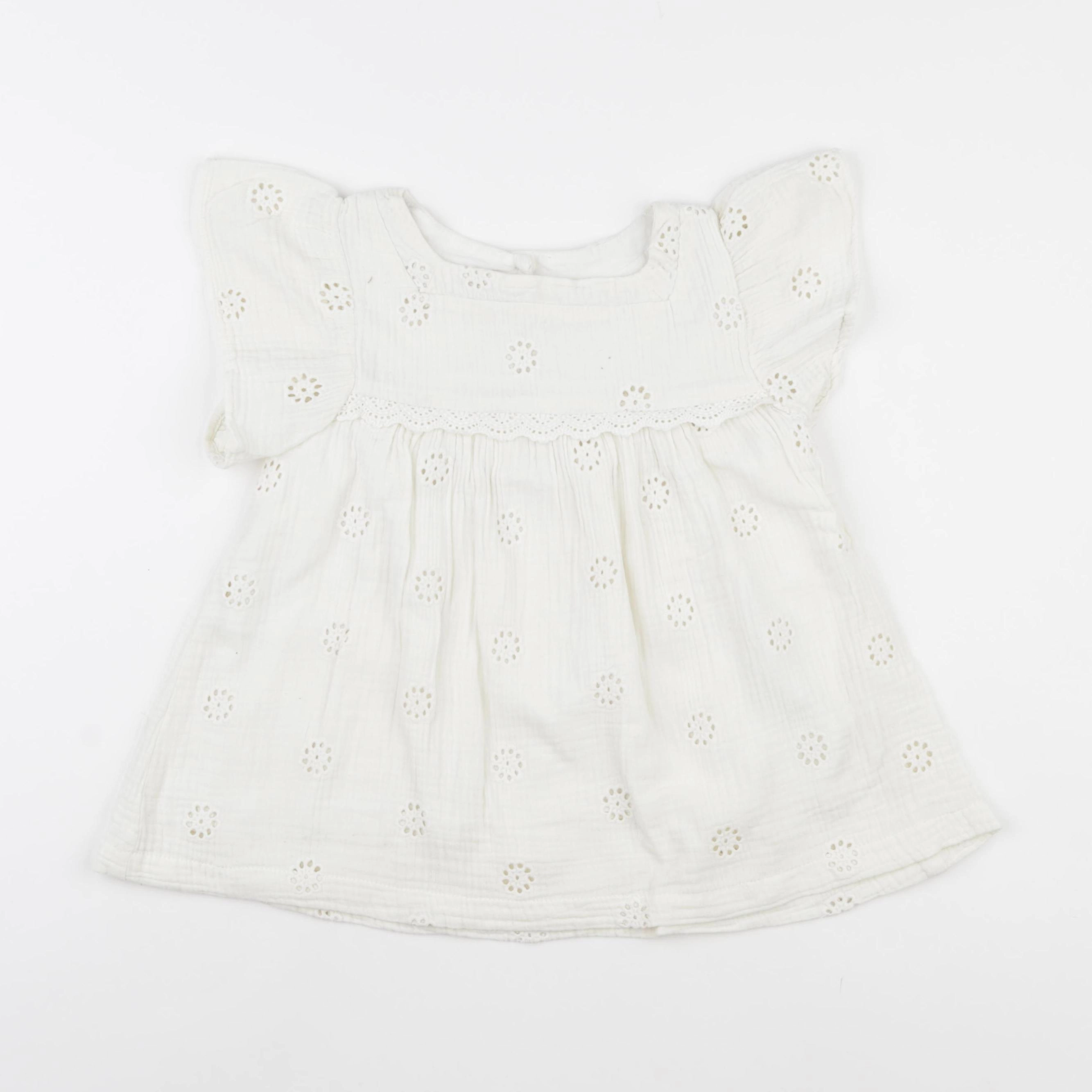 Vertbaudet - blouse beige - 8 ans