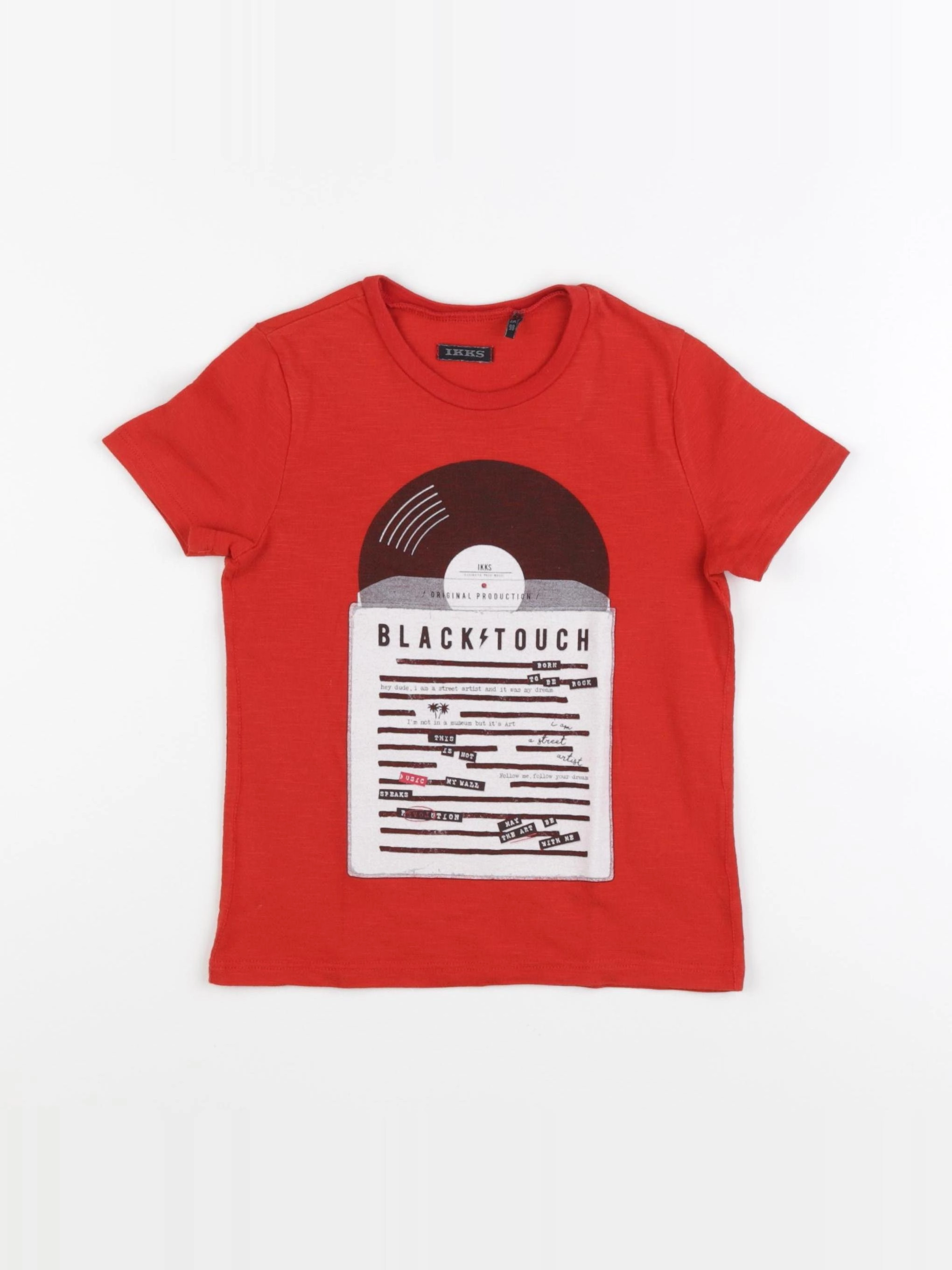 IKKS - tee-shirt rouge - 3 ans