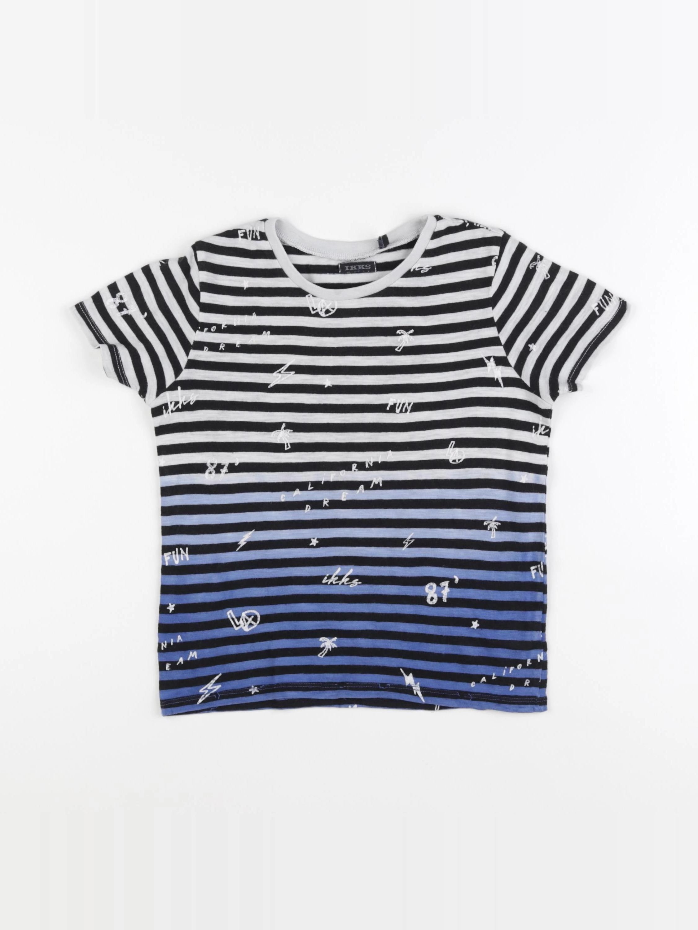 IKKS - tee-shirt bleu - 4 ans