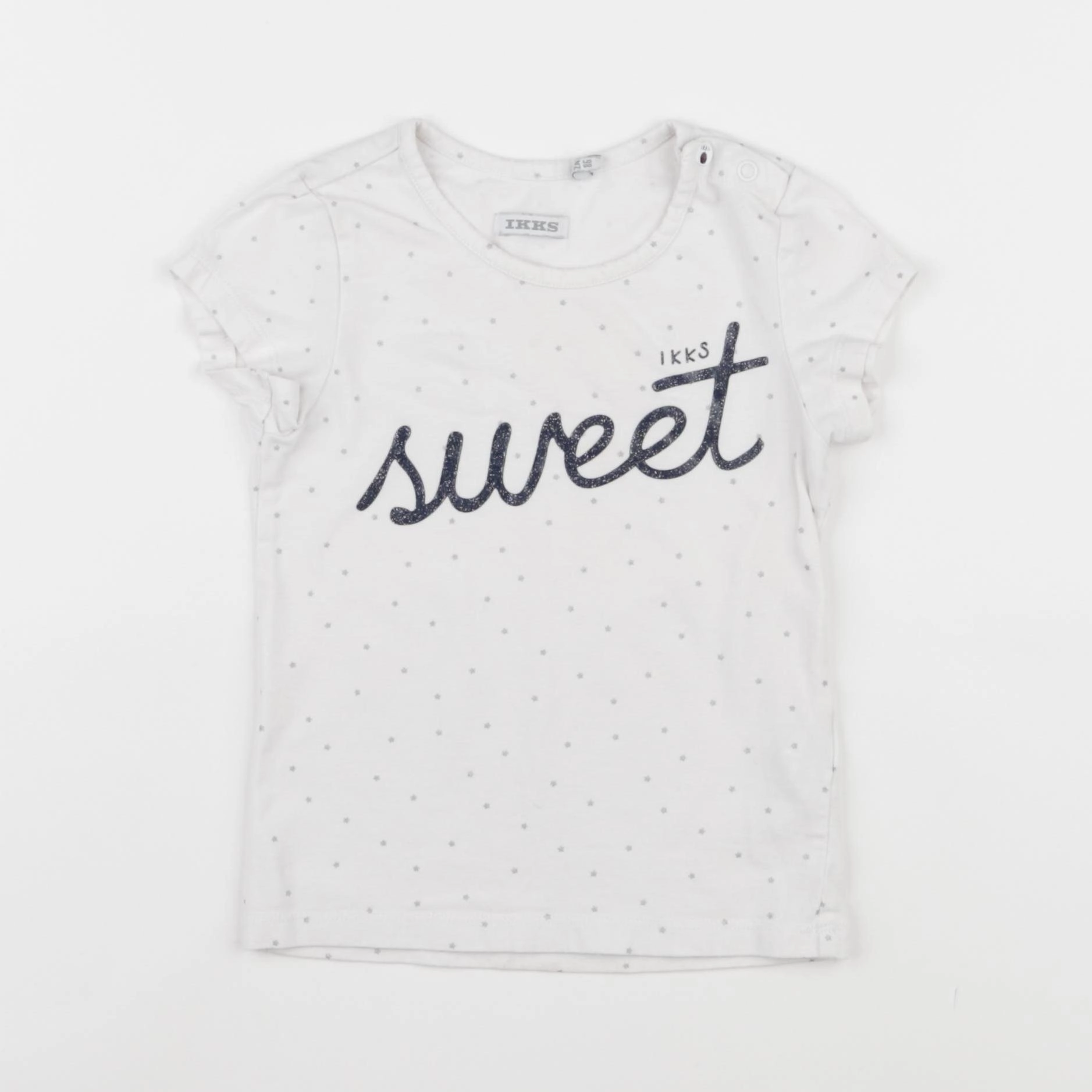 IKKS - tee-shirt blanc - 2 ans