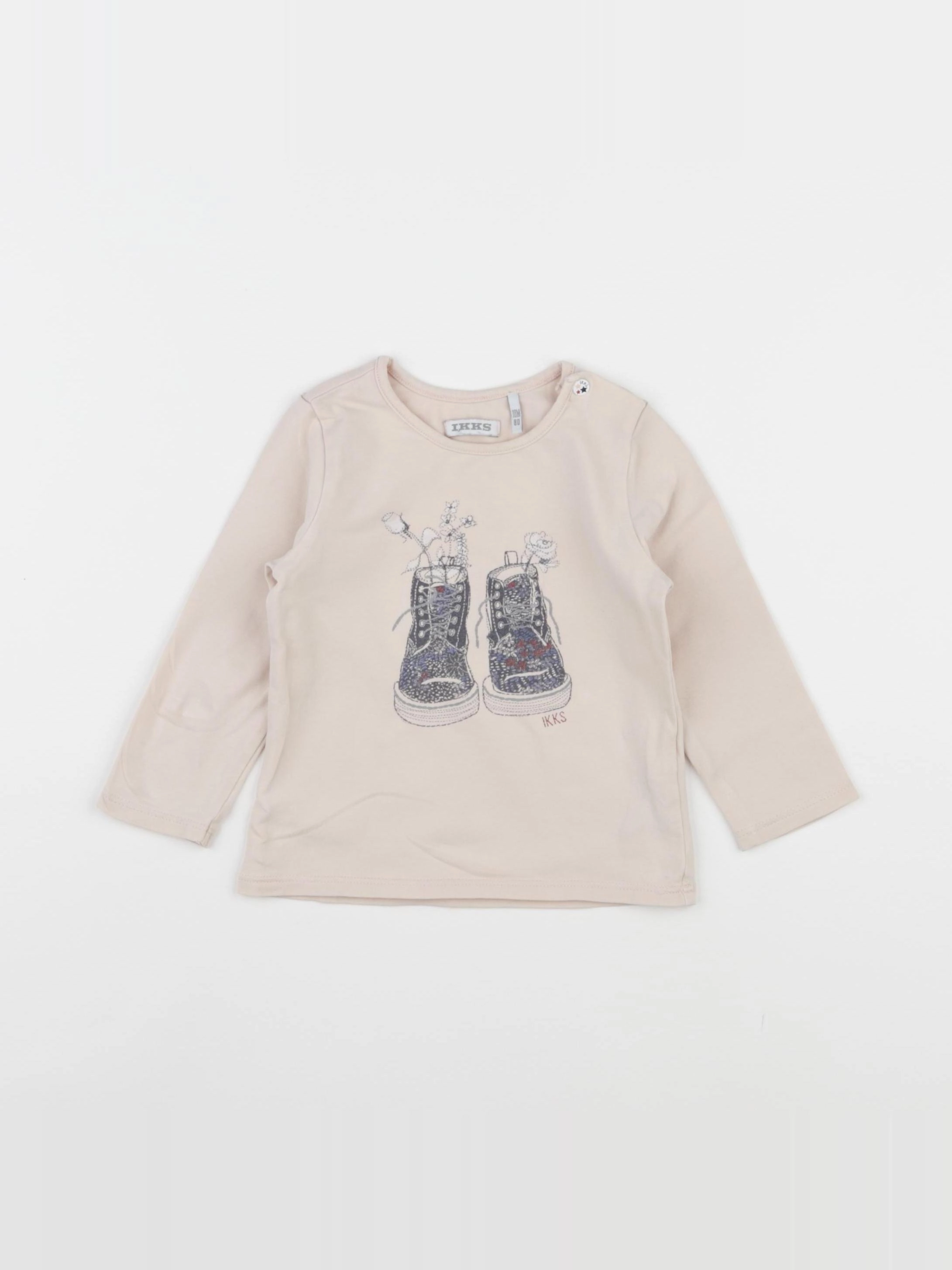 IKKS - tee-shirt rose - 18 mois