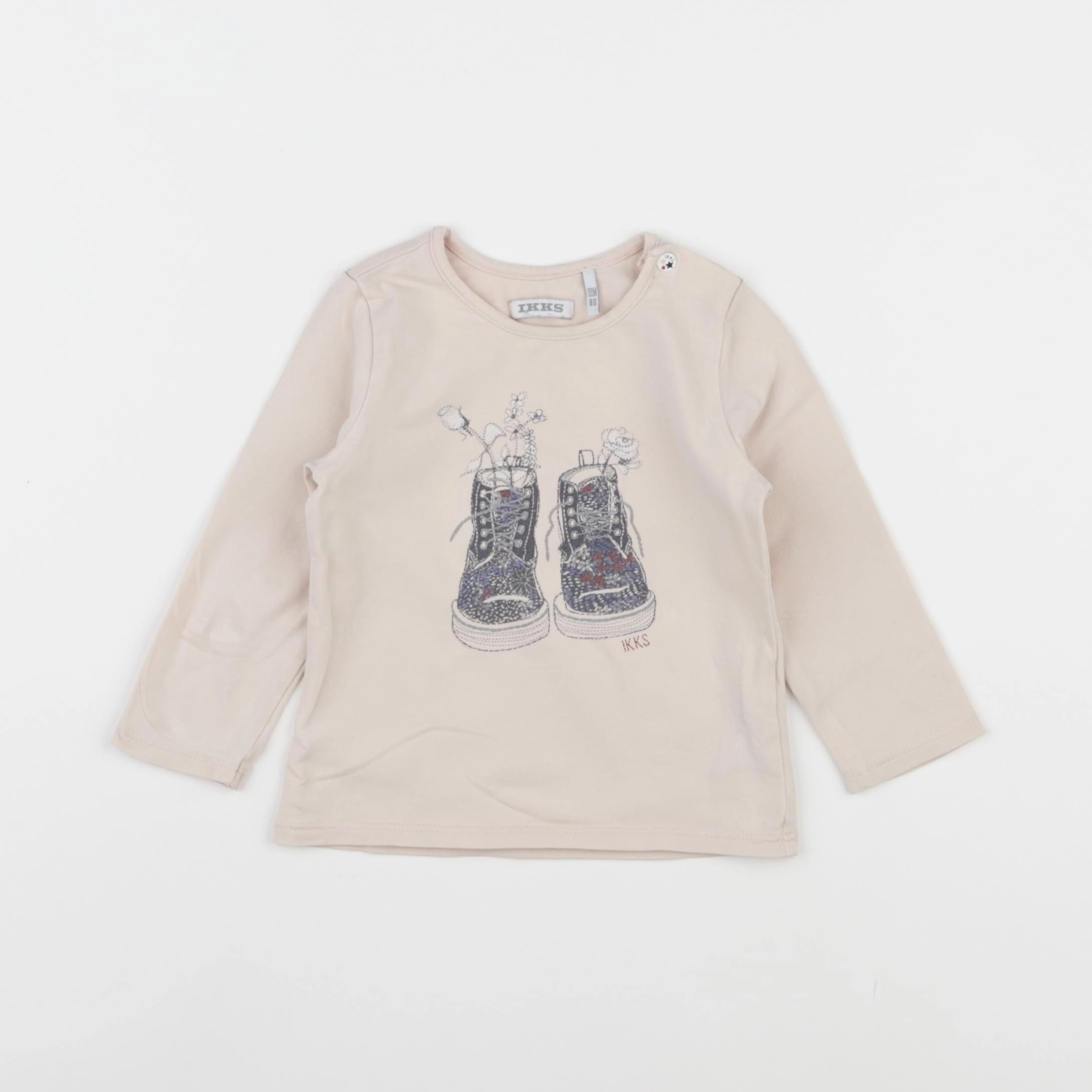 IKKS - tee-shirt rose - 18 mois