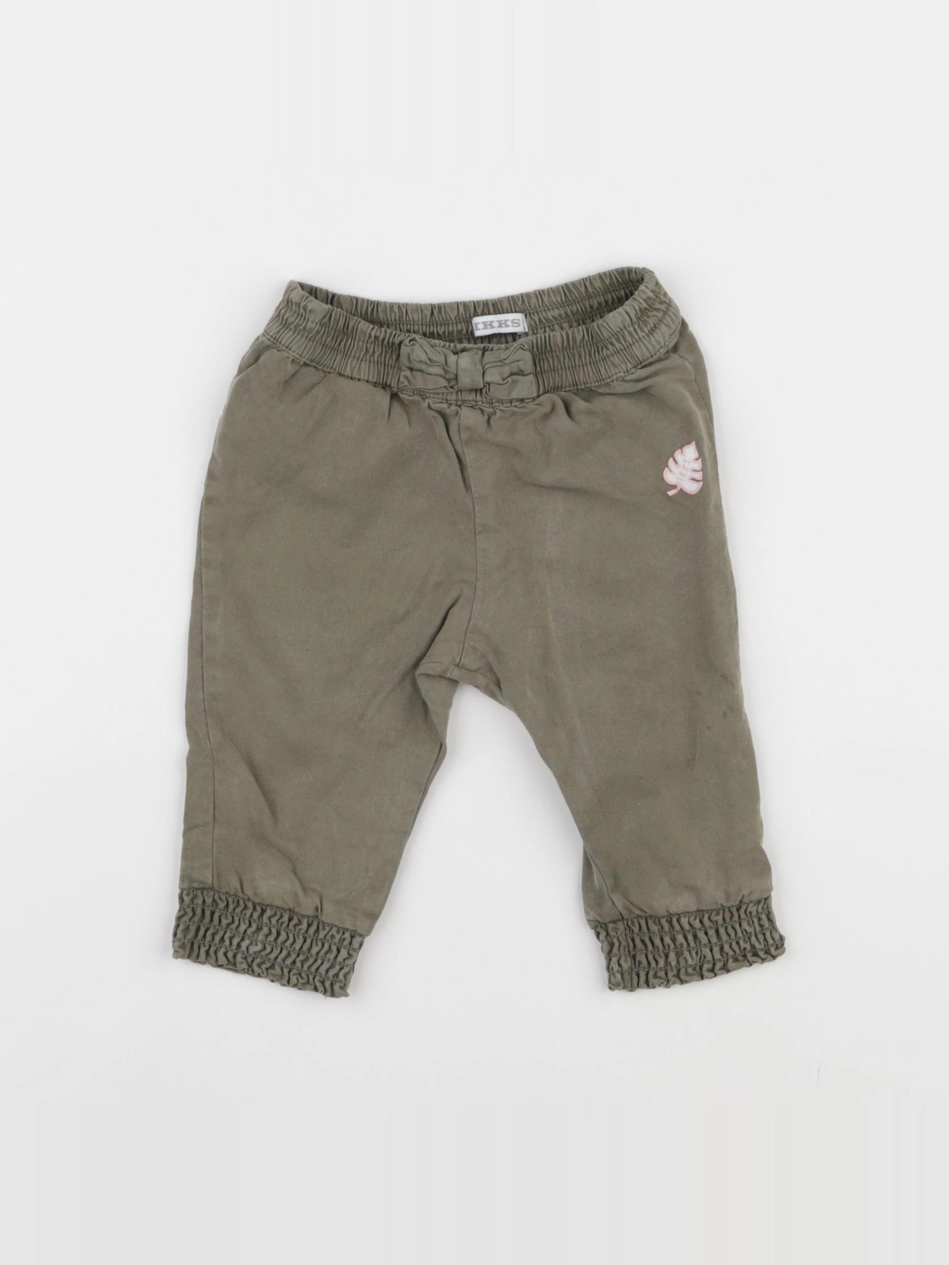 IKKS - pantalon vert - 6 mois