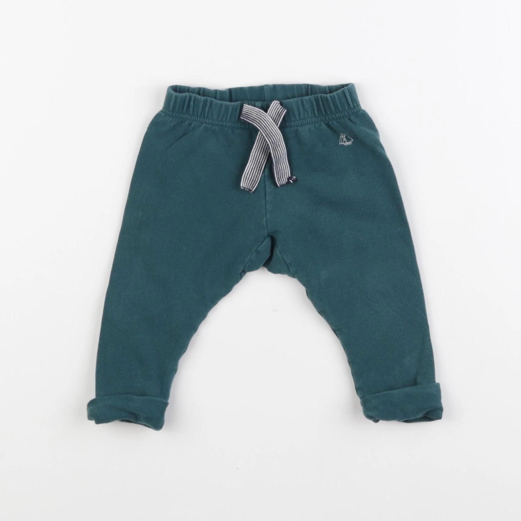 Petit Bateau - legging vert - 6 mois
