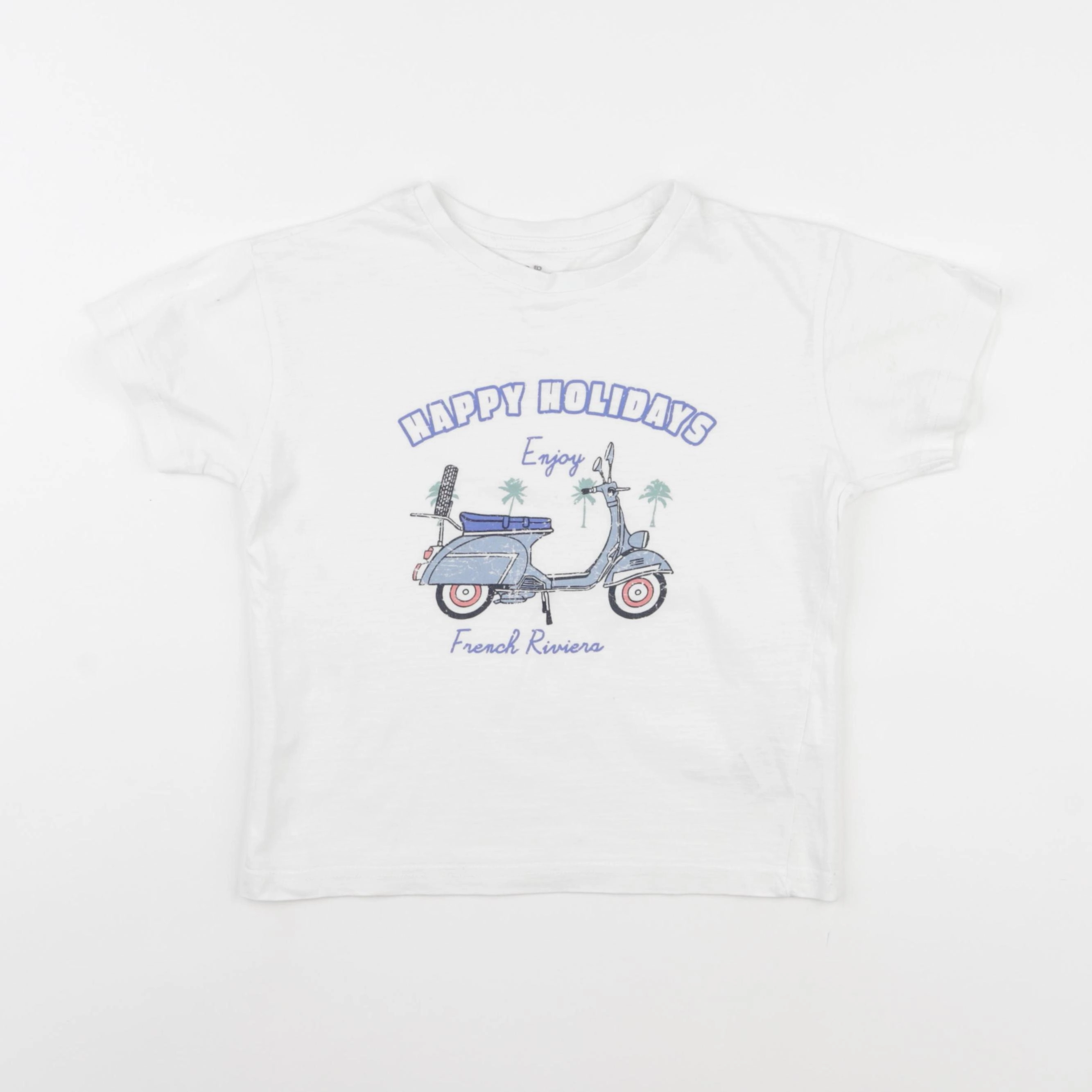 Vertbaudet - tee-shirt blanc - 6 ans