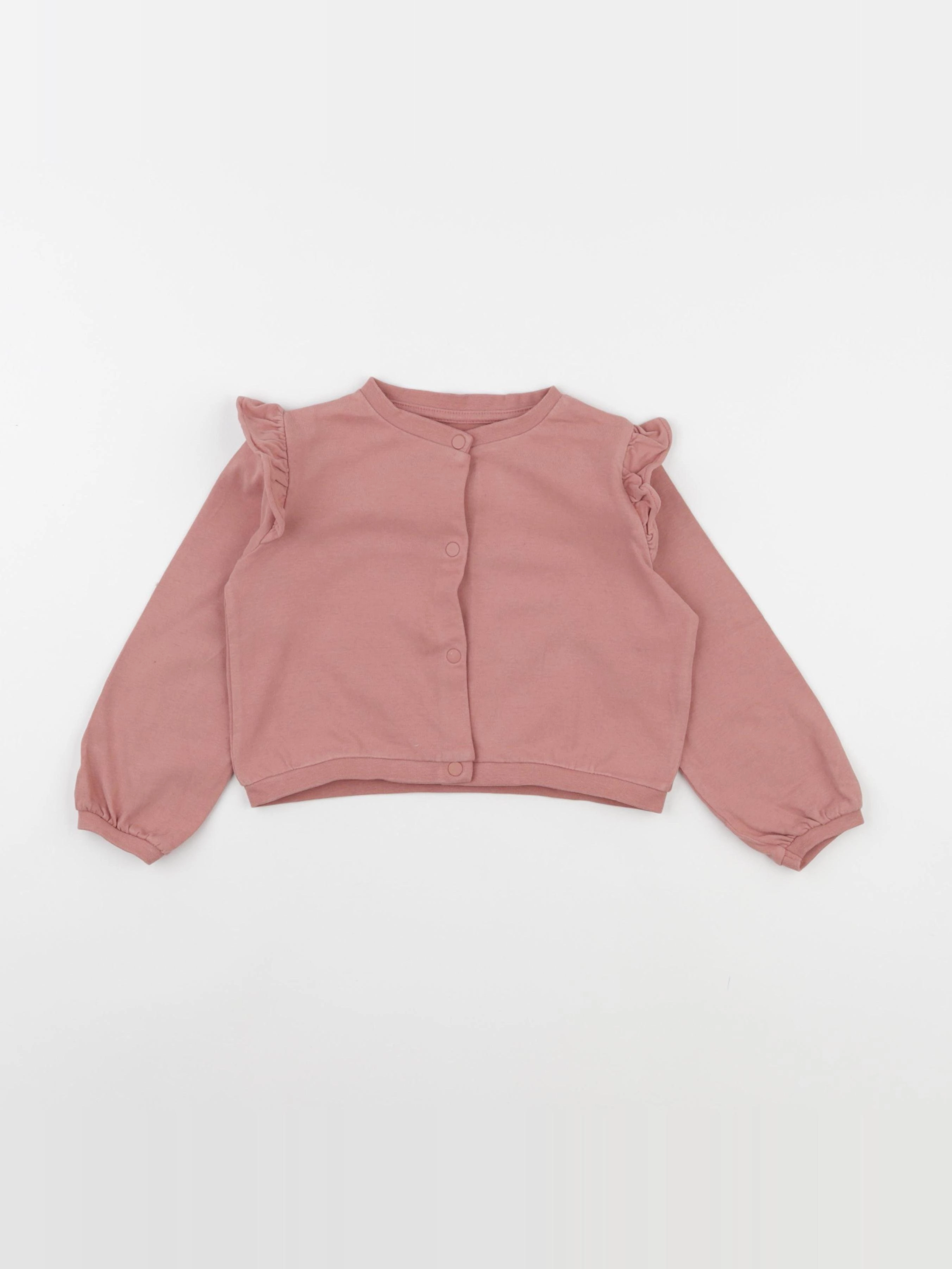 Vertbaudet - sweat rose - 3 ans