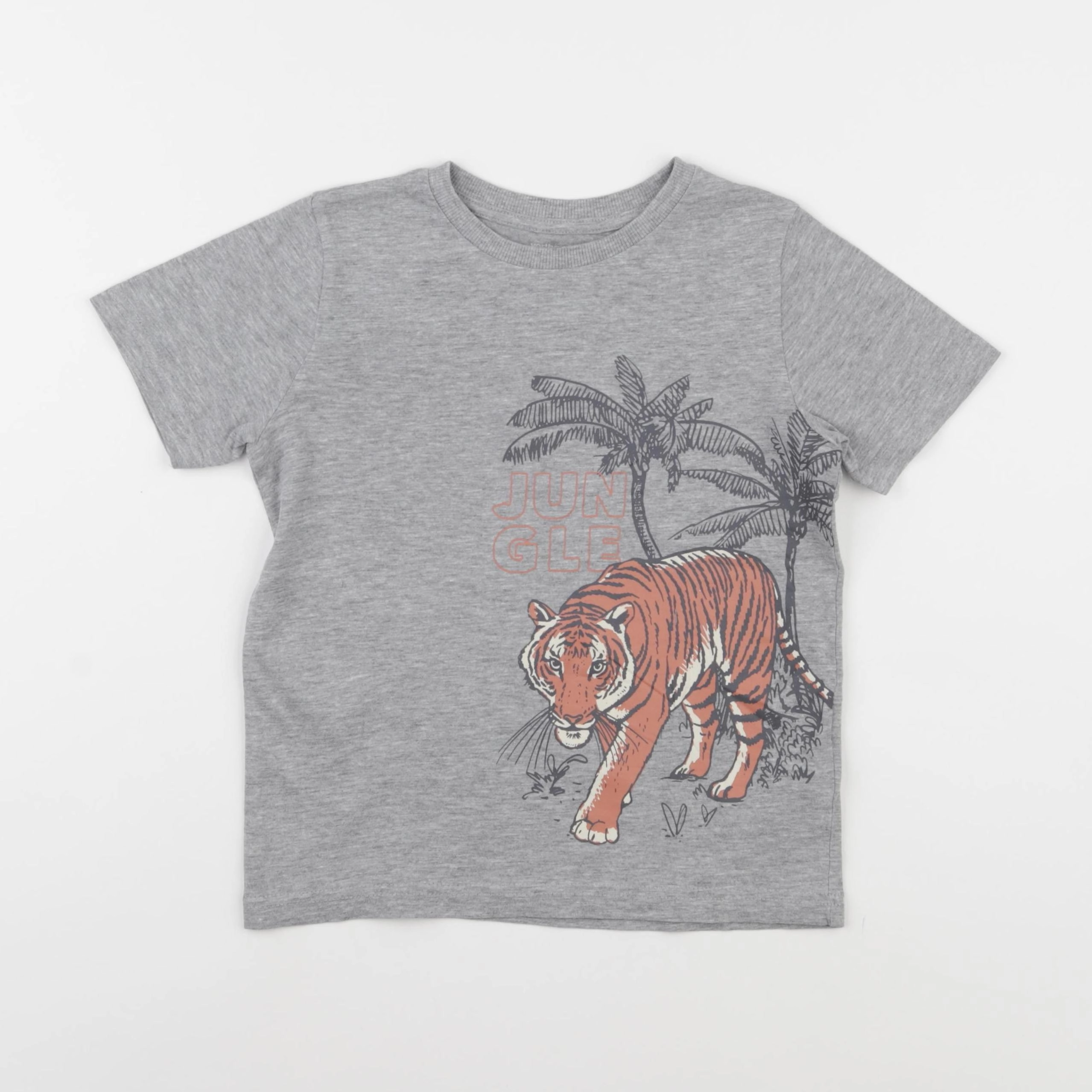 Vertbaudet - tee-shirt gris - 6 ans
