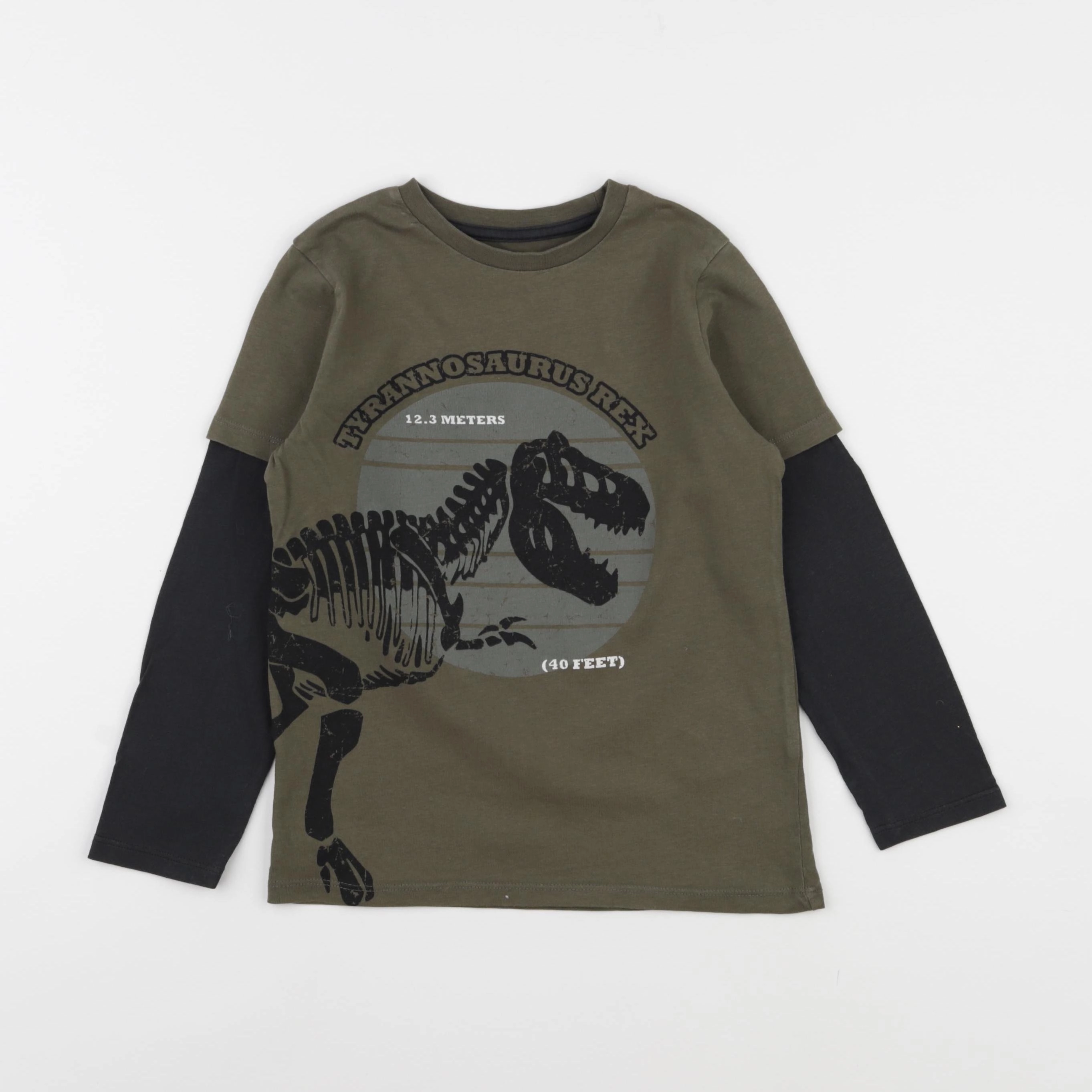 Vertbaudet - tee-shirt vert - 6 ans