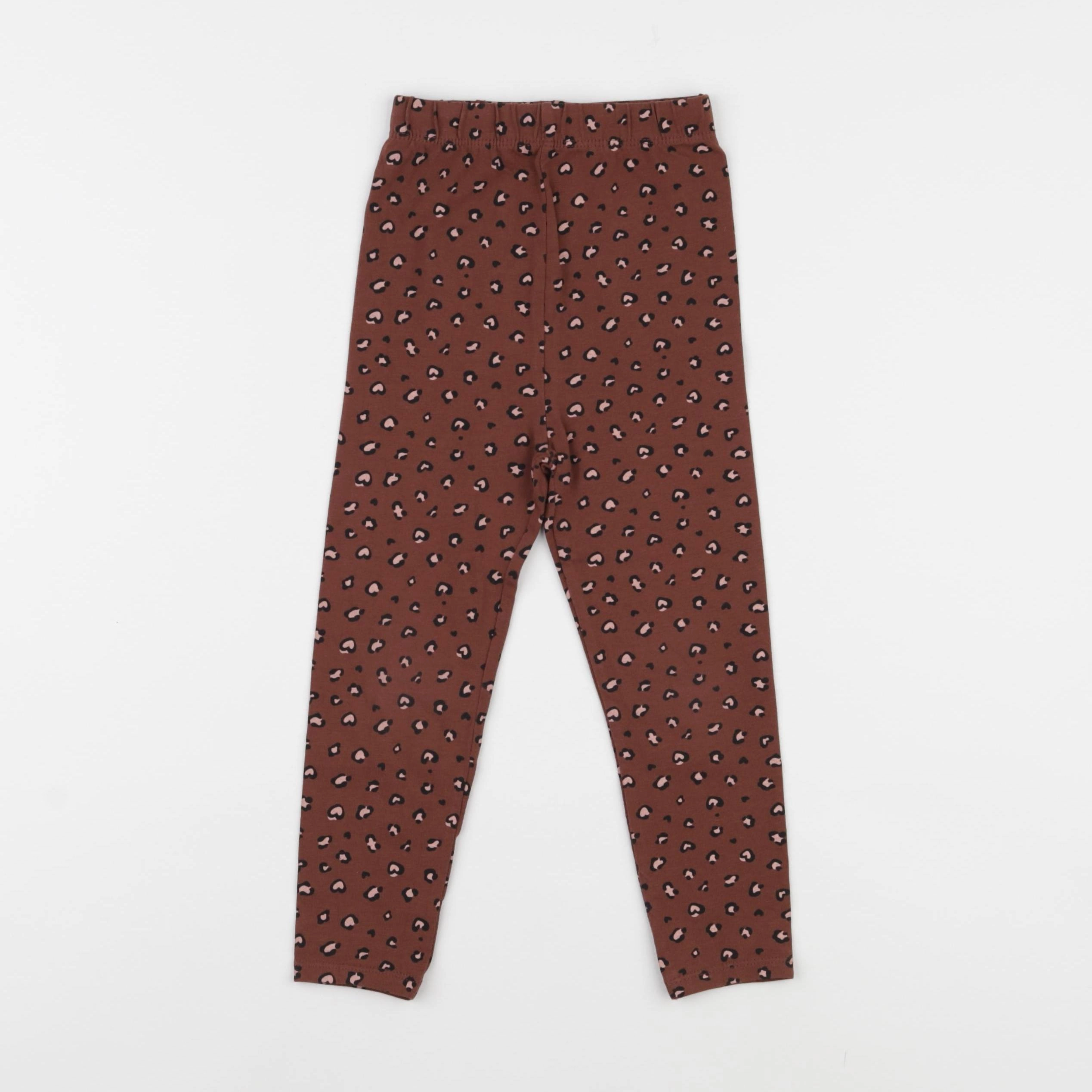 Vertbaudet - legging marron - 3 ans