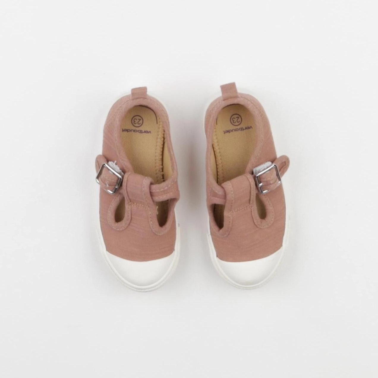 Vertbaudet - tennis élastiqué rose - pointure 23