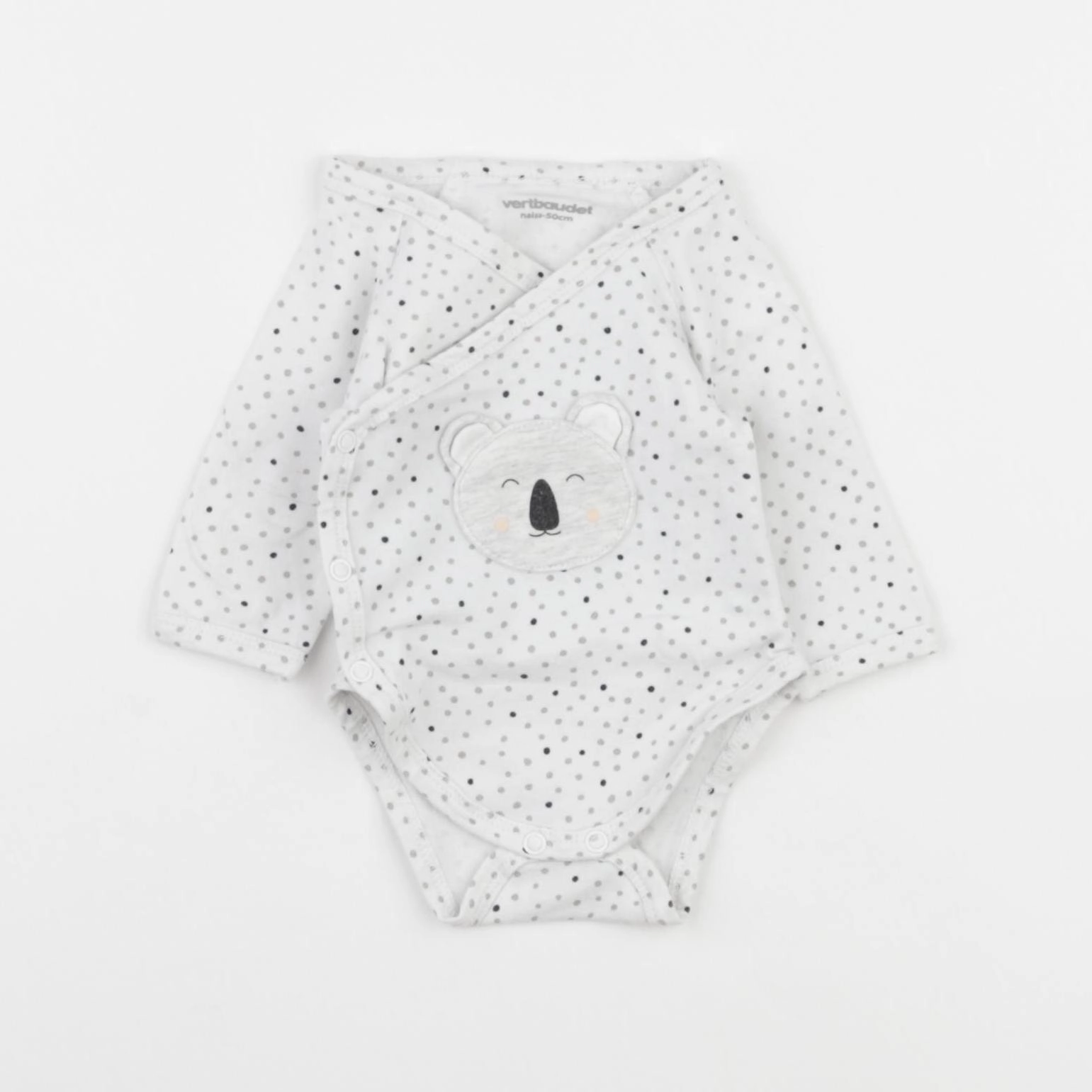 Vertbaudet - body blanc - 0 mois