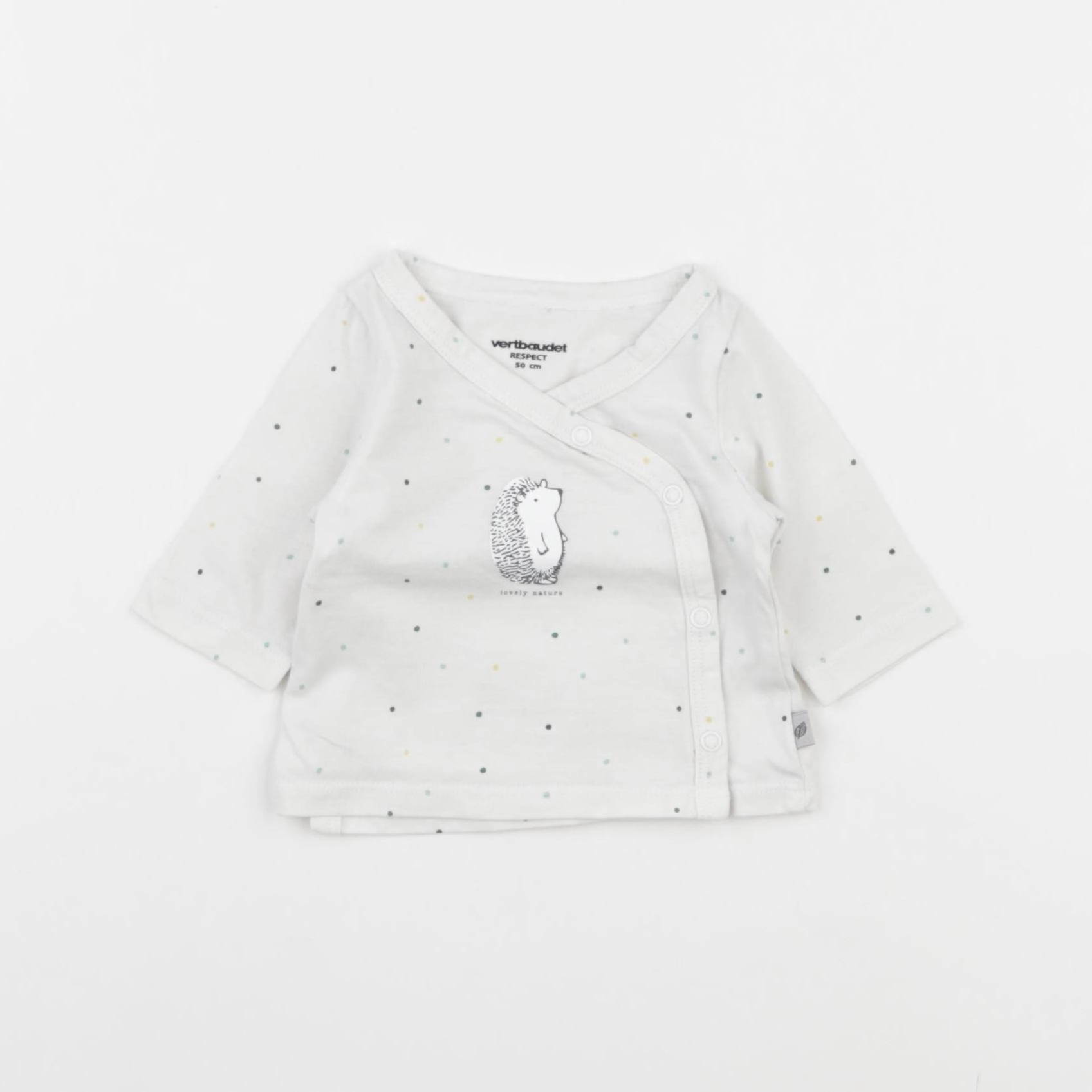 Vertbaudet - tee-shirt blanc - 0 mois