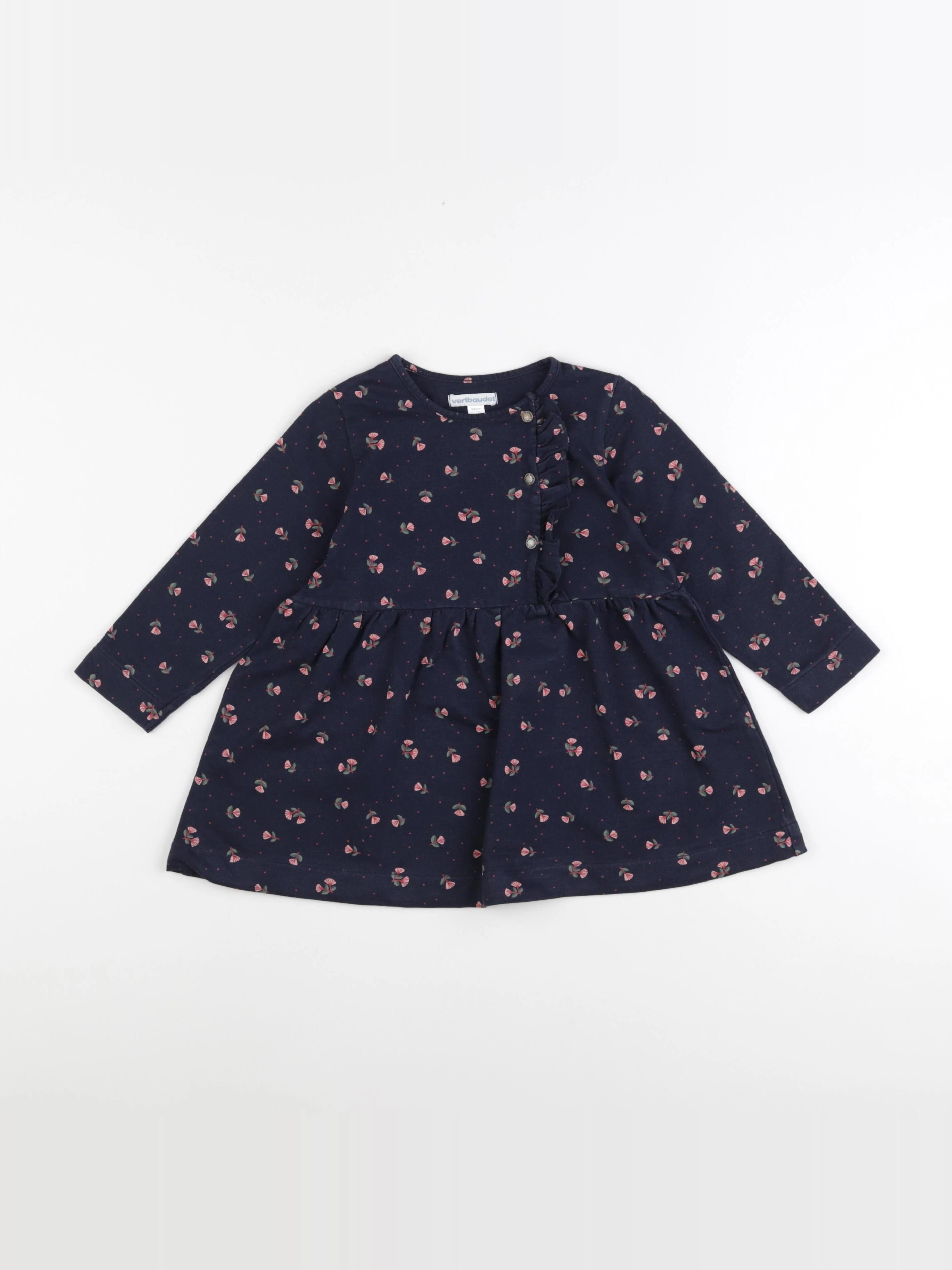 Vertbaudet - robe bleu - 36 mois