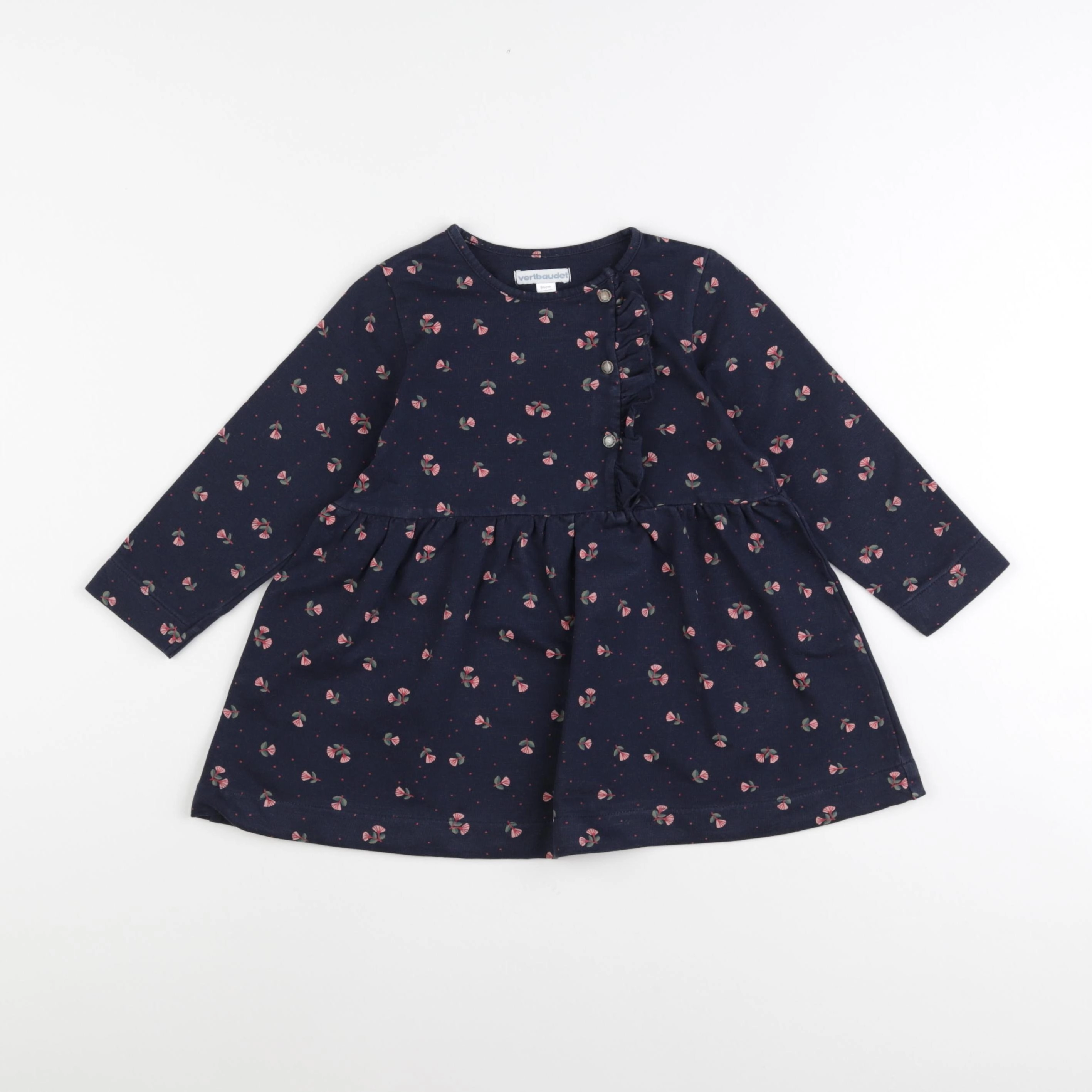 Vertbaudet - robe bleu - 36 mois