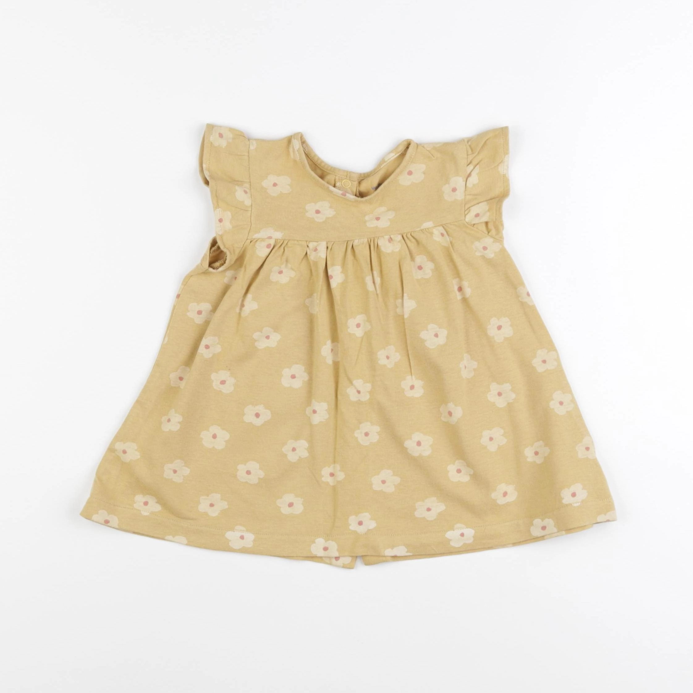 Vertbaudet - robe jaune - 12 mois