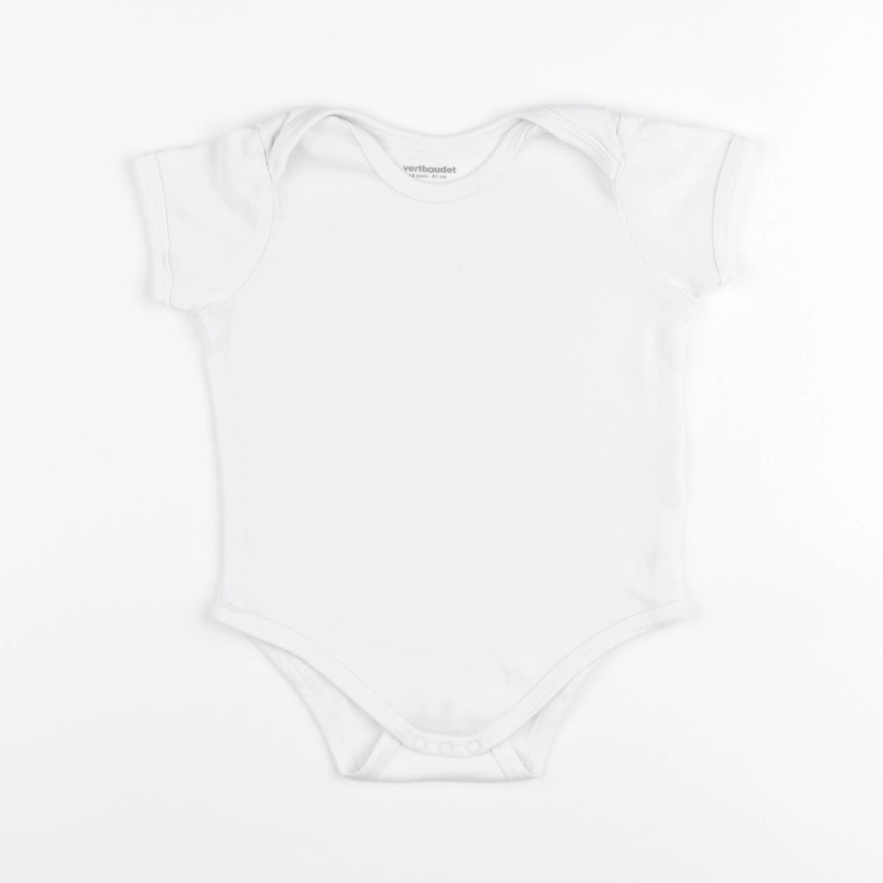 Vertbaudet - body blanc - 24 mois