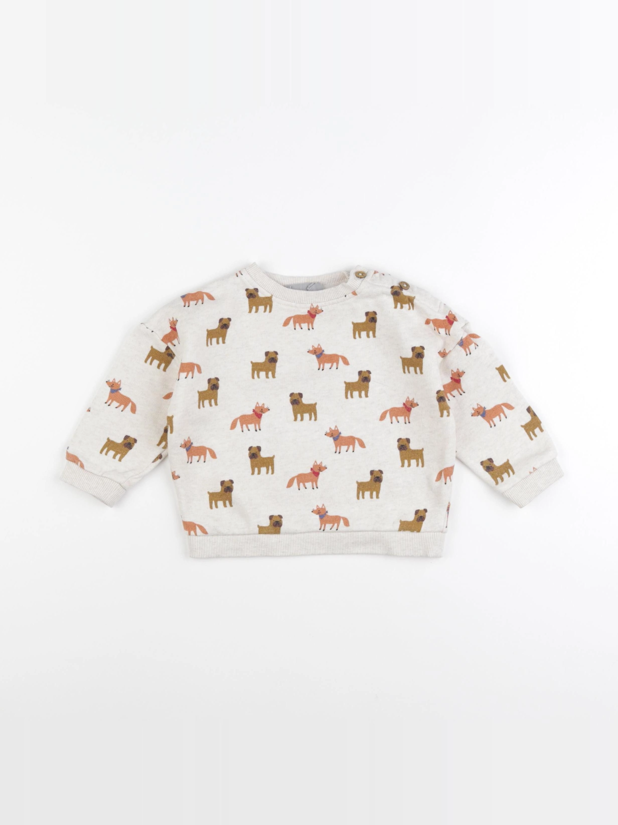 Boutchou - sweat beige - 18 mois
