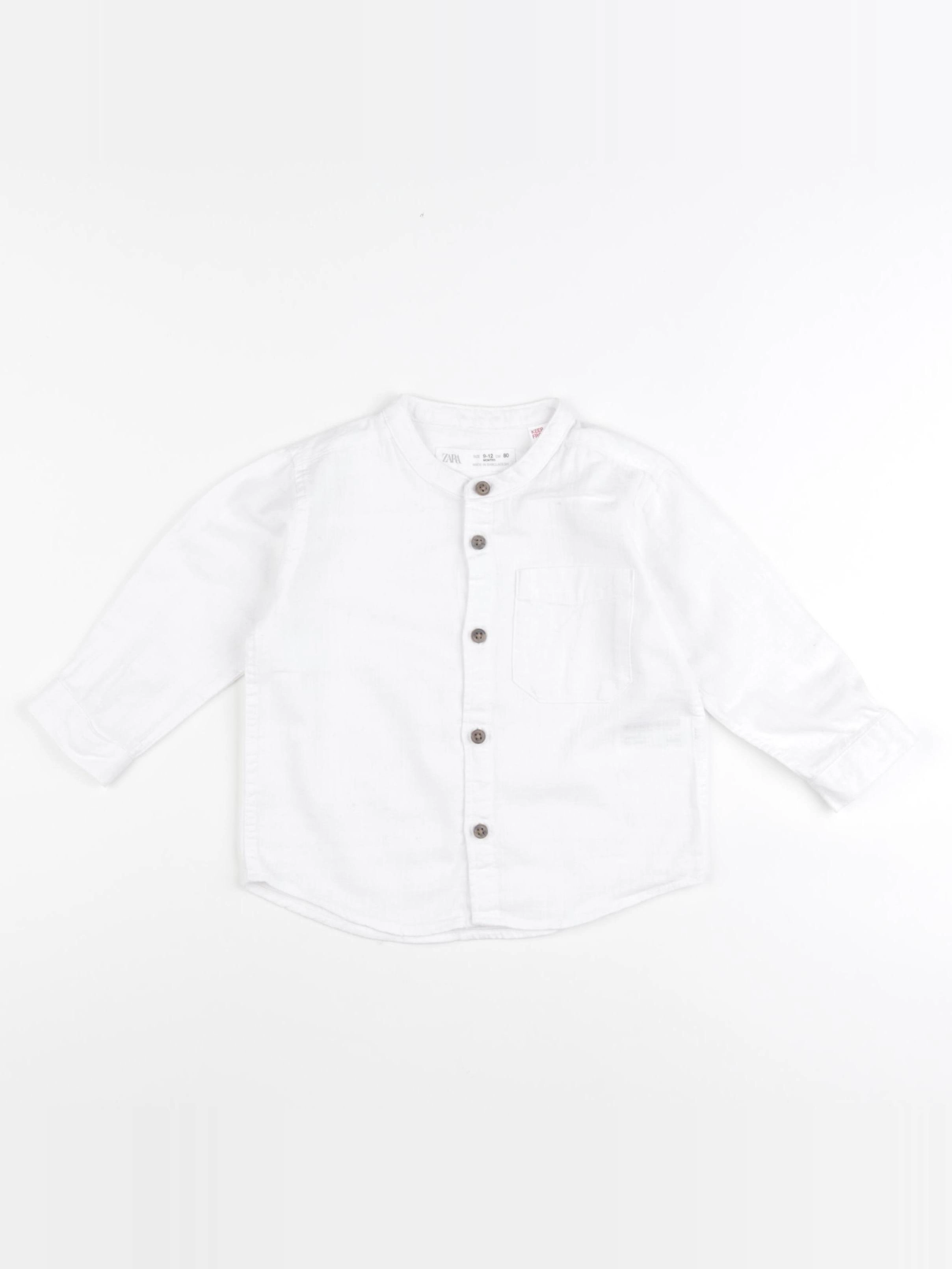 Zara - chemise blanc - 9/12 mois