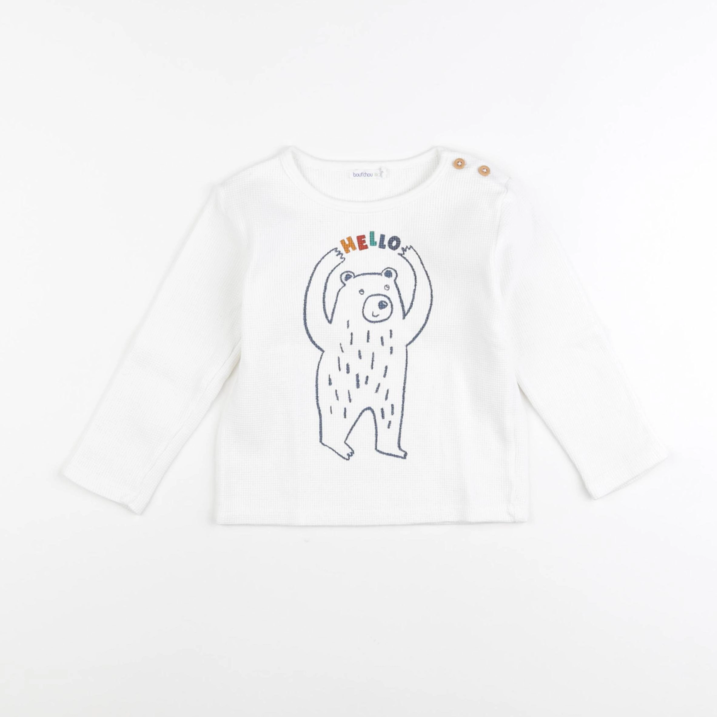 Boutchou - tee-shirt blanc - 36 mois