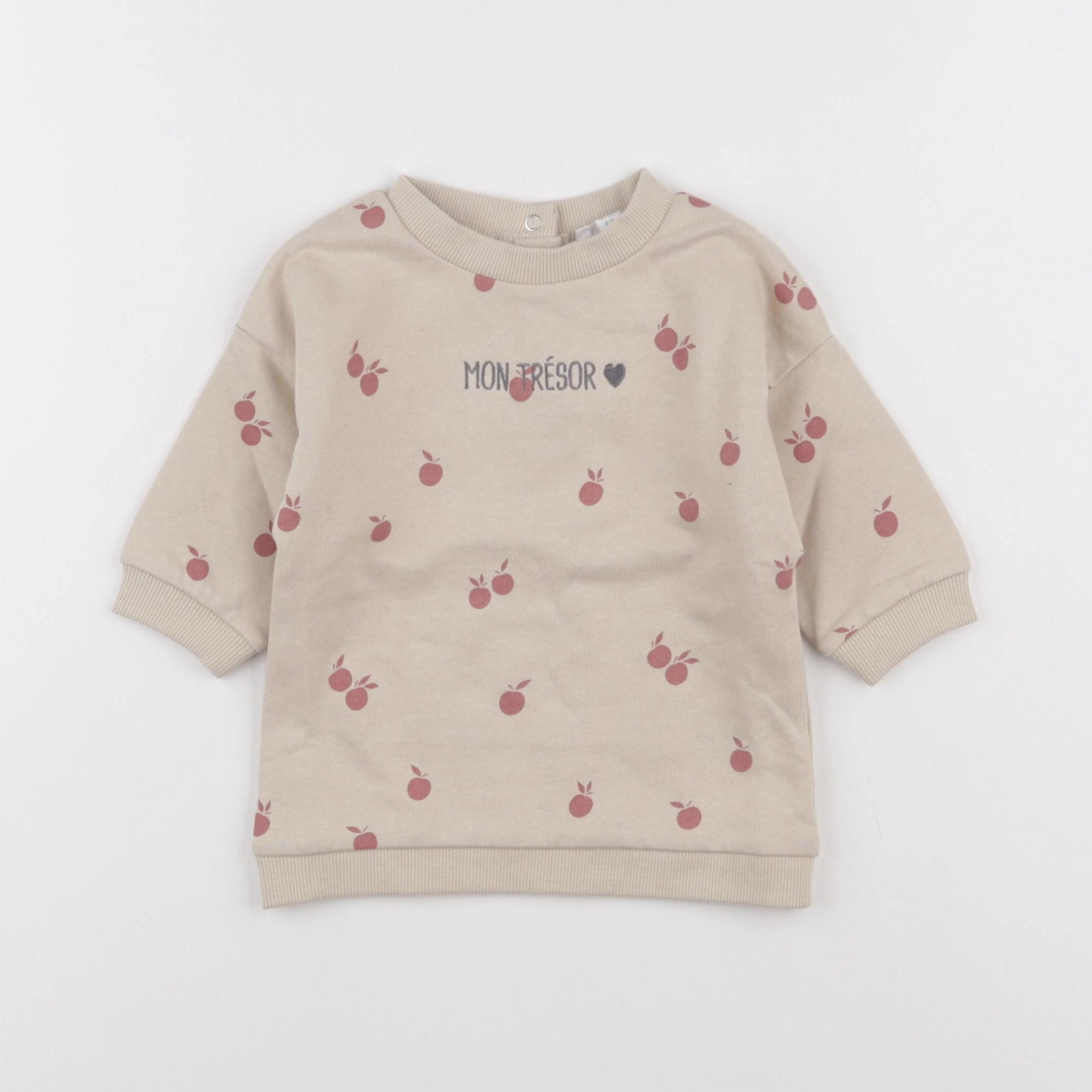 Vertbaudet - robe beige - 6 mois