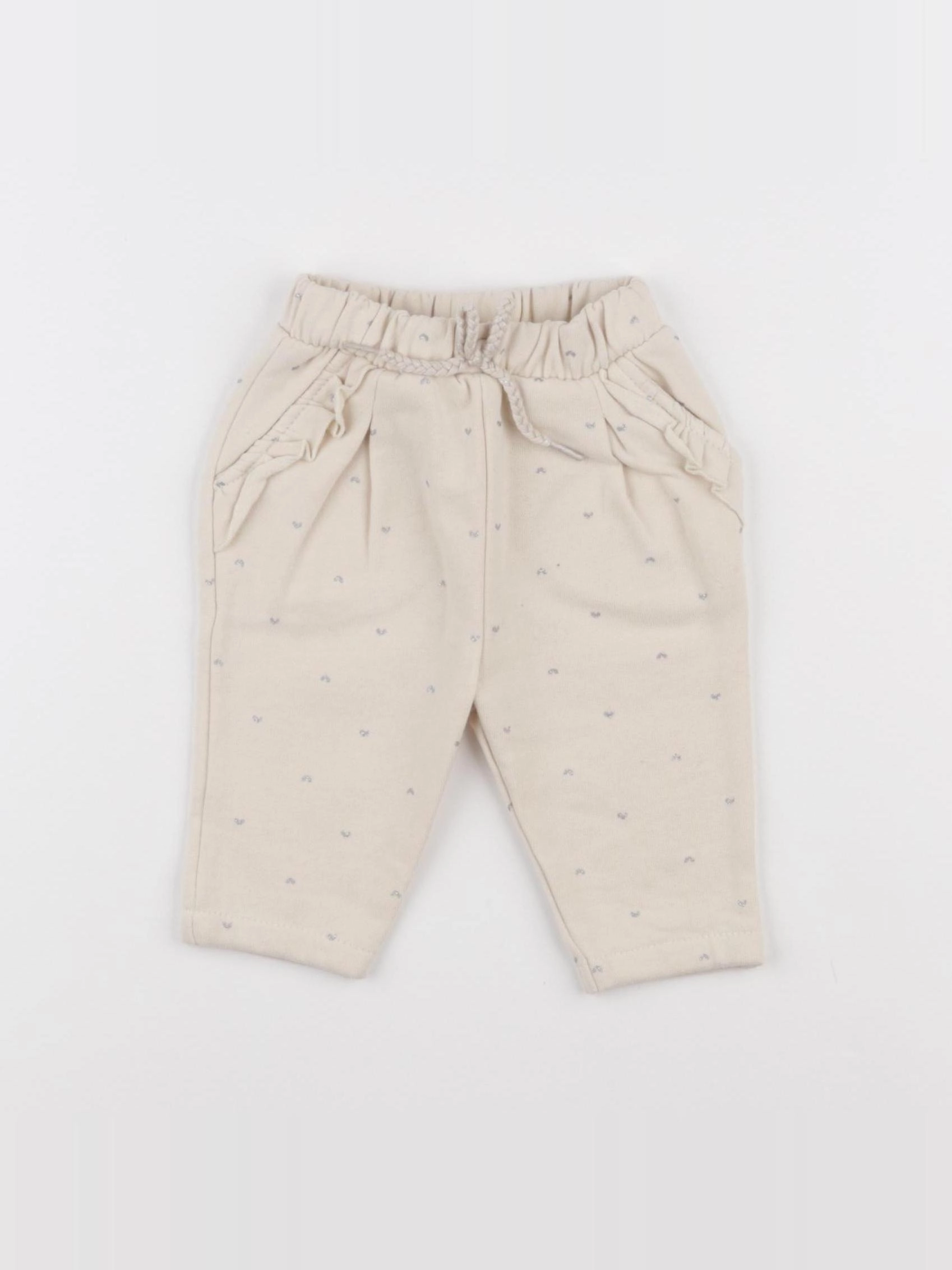 Vertbaudet - pantalon beige - 3 mois