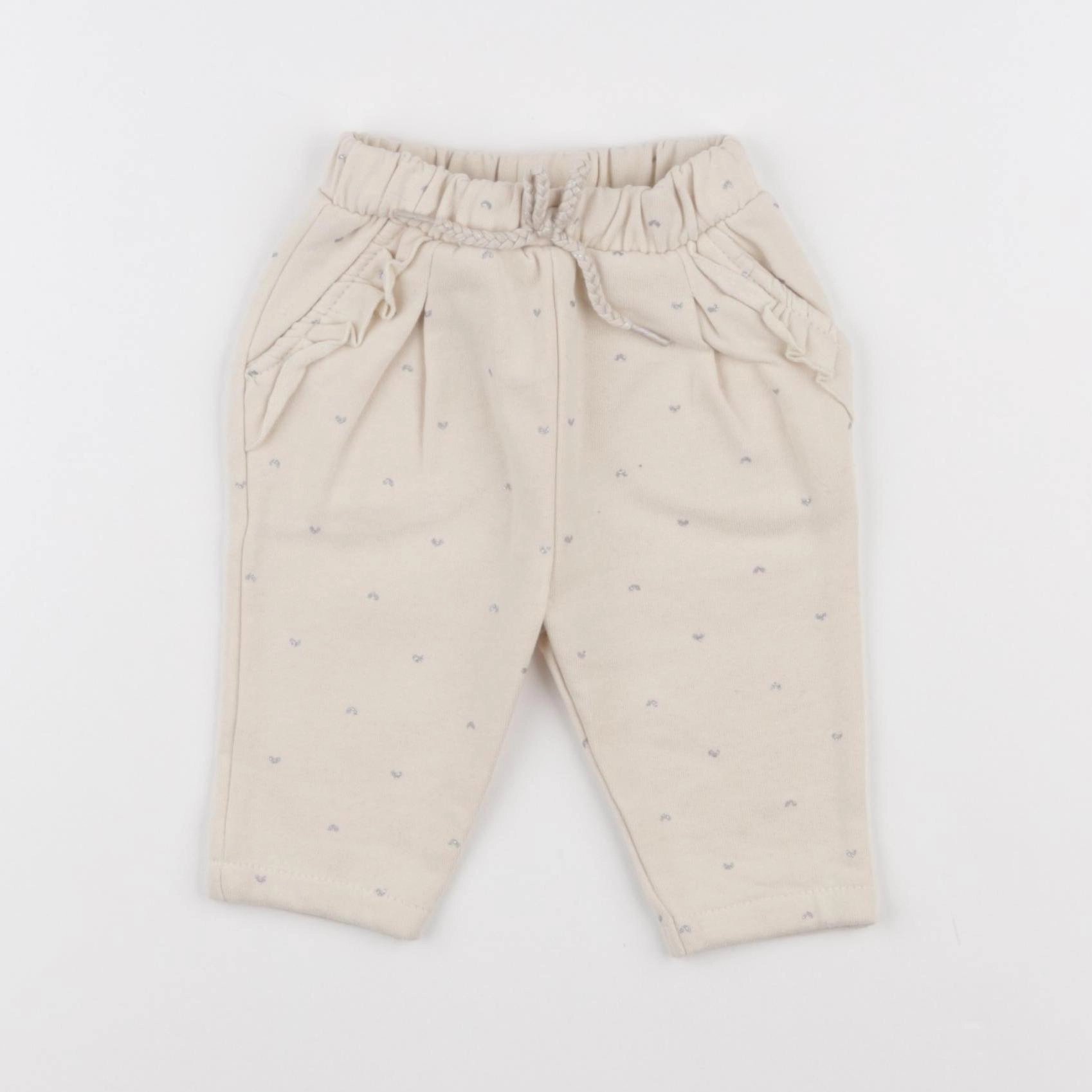 Vertbaudet - pantalon beige - 3 mois